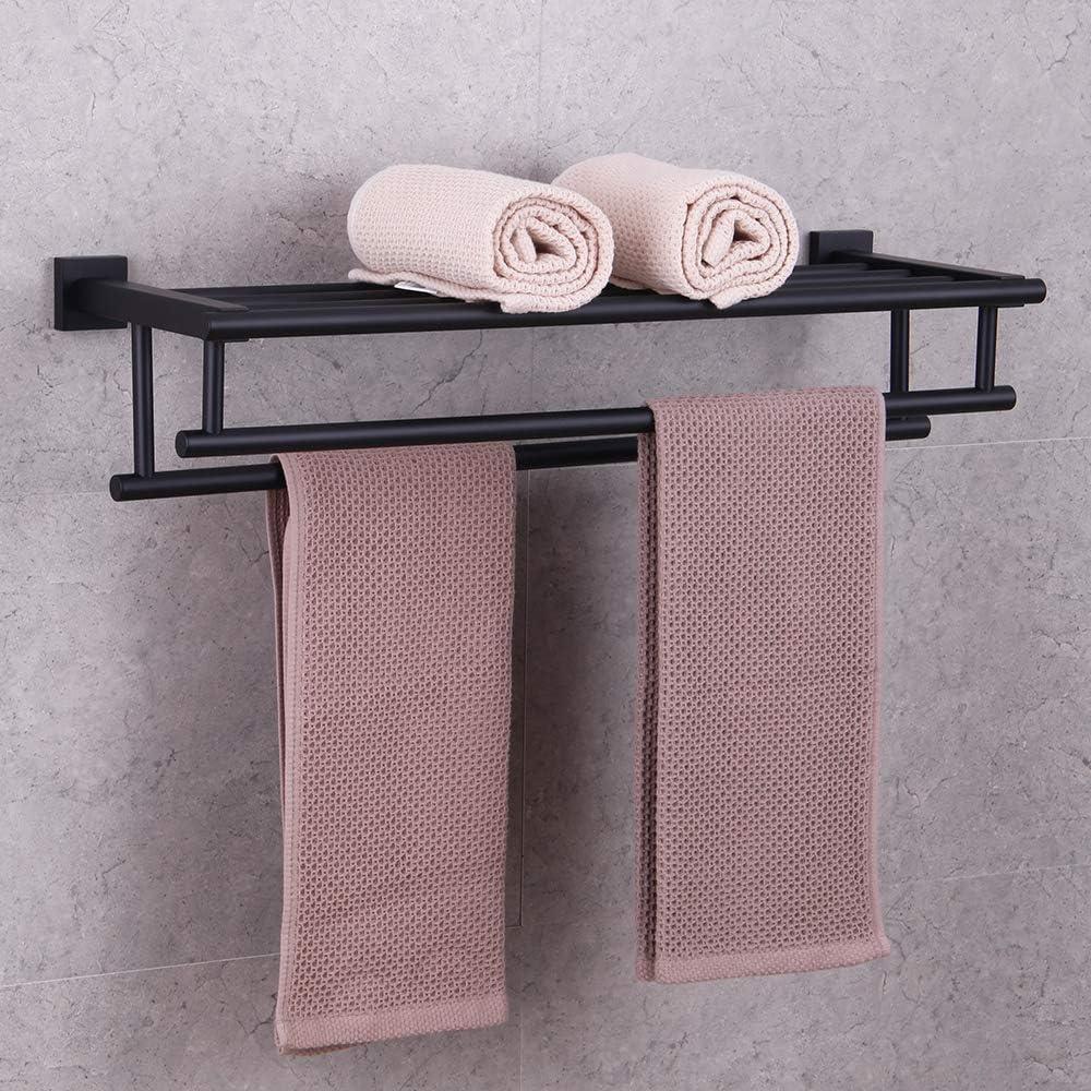 24" Bathroom Towel Rack Wall Mounted