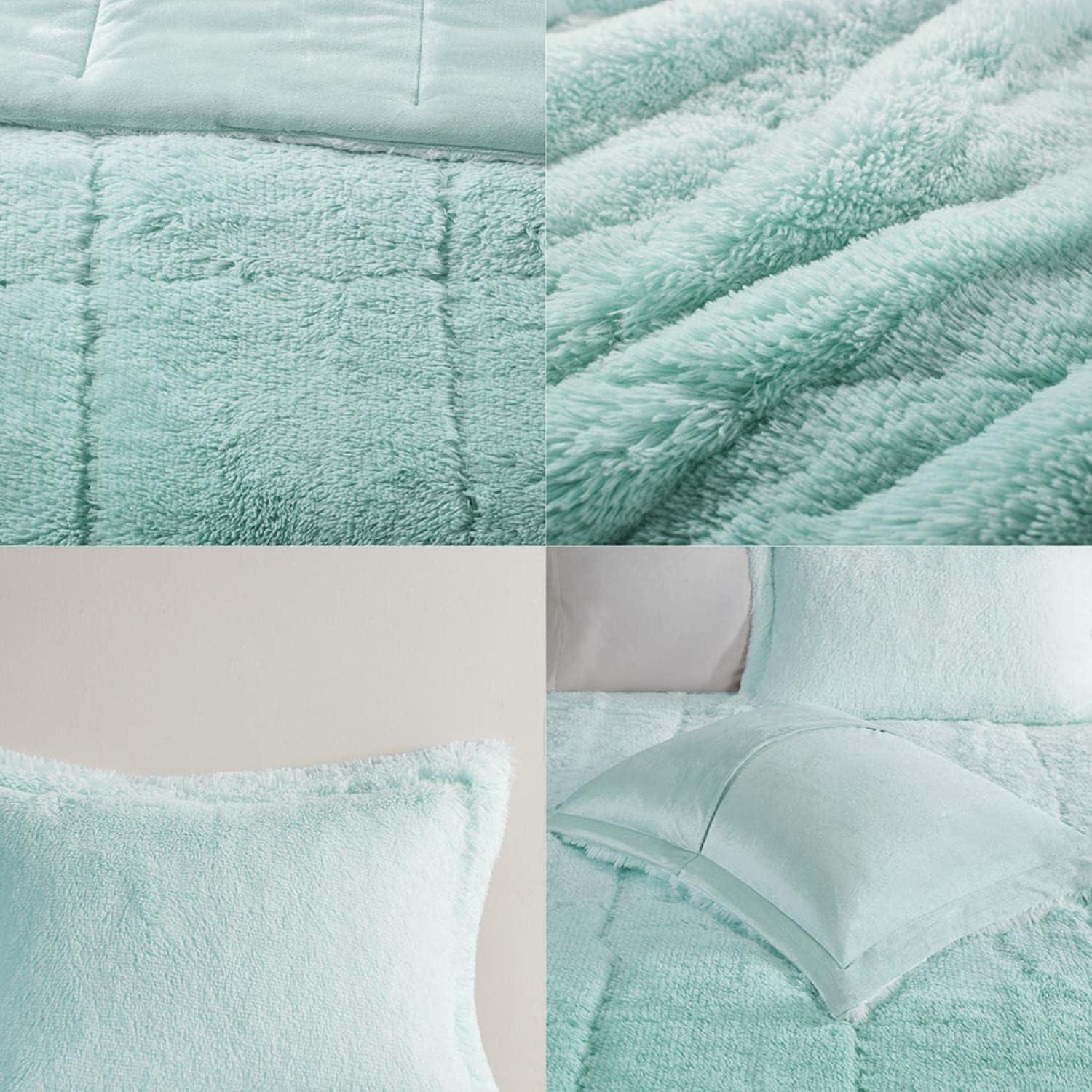 Malea Shaggy Faux Fur Comforter Mini Set