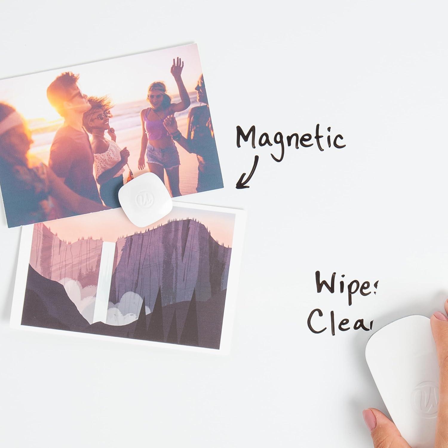 U Brands Freestanding Steel Magnetic Mini - Up To 2' Whiteboard