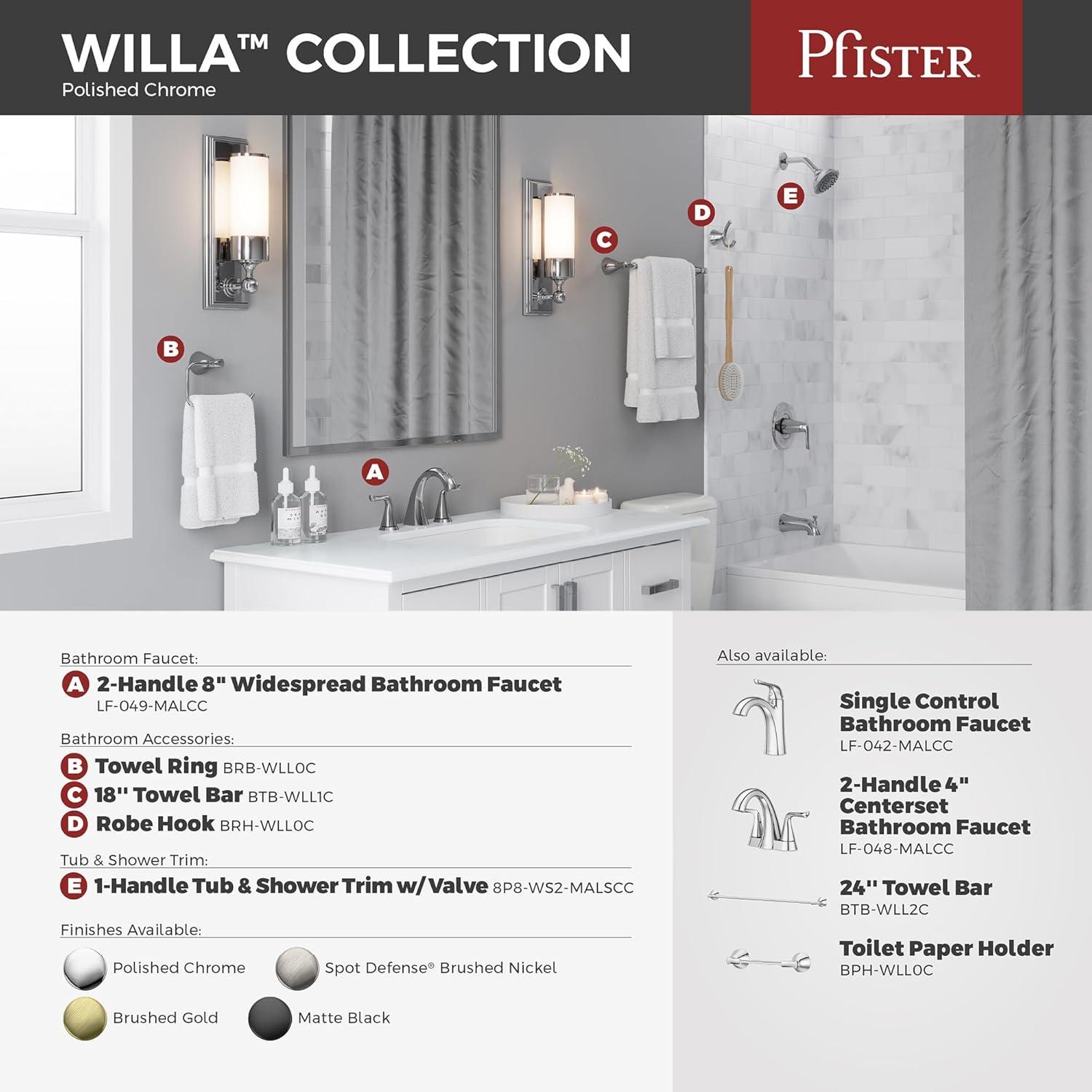 Willa Wall Mount Toilet Paper Holder