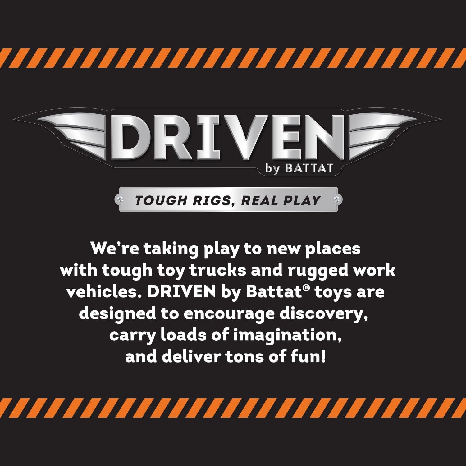 Driven by Battat – 20-Pack Pocket Fleet Mini Toy Vehicles – Includes Camper Van, Cement Mixer, Monster Truck, Race Car & More – Durable Car Playset for Kids Ages 3+