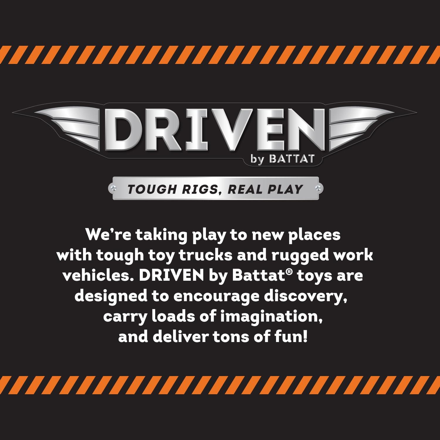 Driven by Battat – 20-Pack Pocket Fleet Mini Toy Vehicles – Includes Camper Van, Cement Mixer, Monster Truck, Race Car & More – Durable Car Playset for Kids Ages 3+