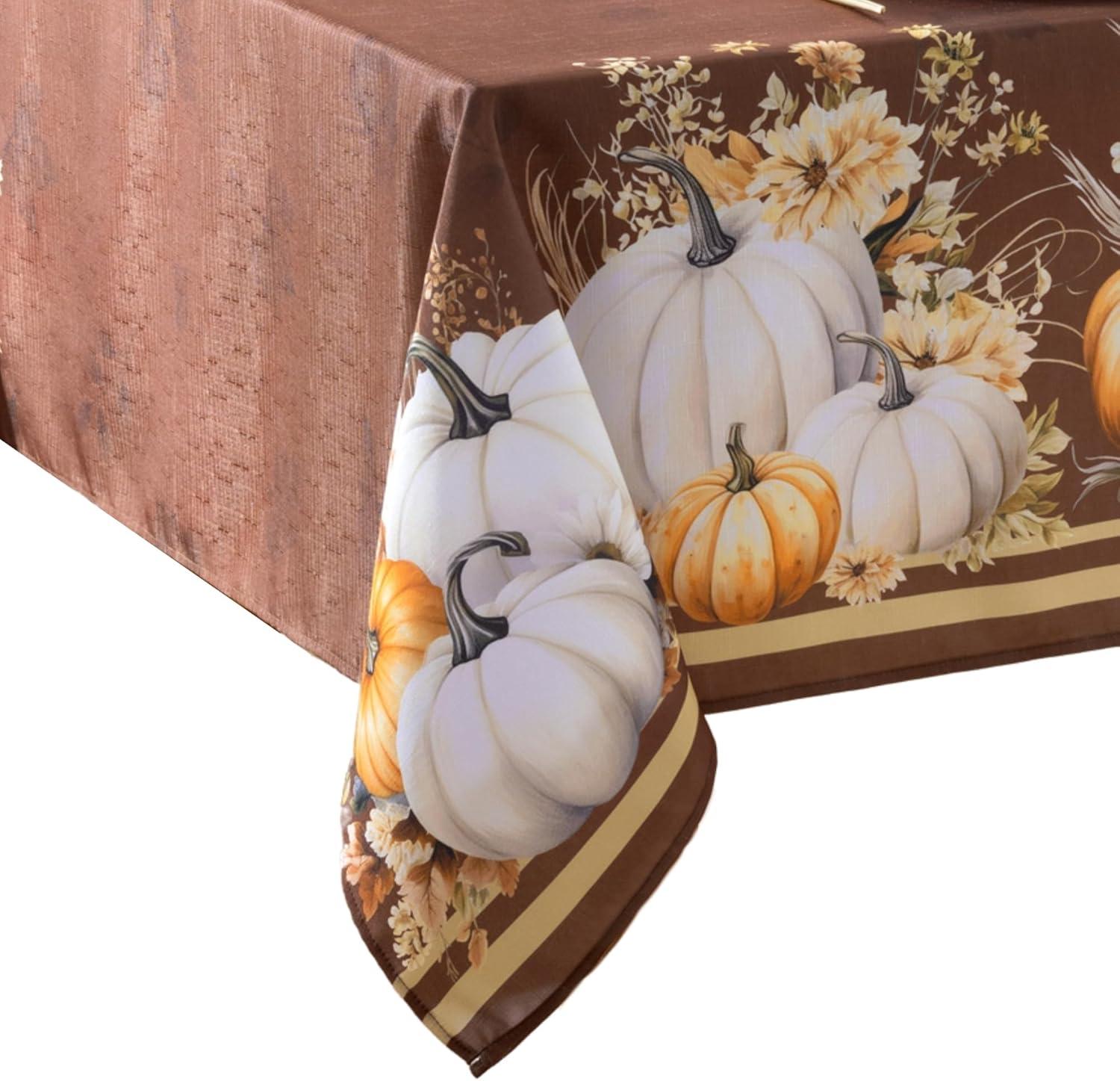 Gracie Oaks Wheatland Harvest Fall Rectangle Tablecloth