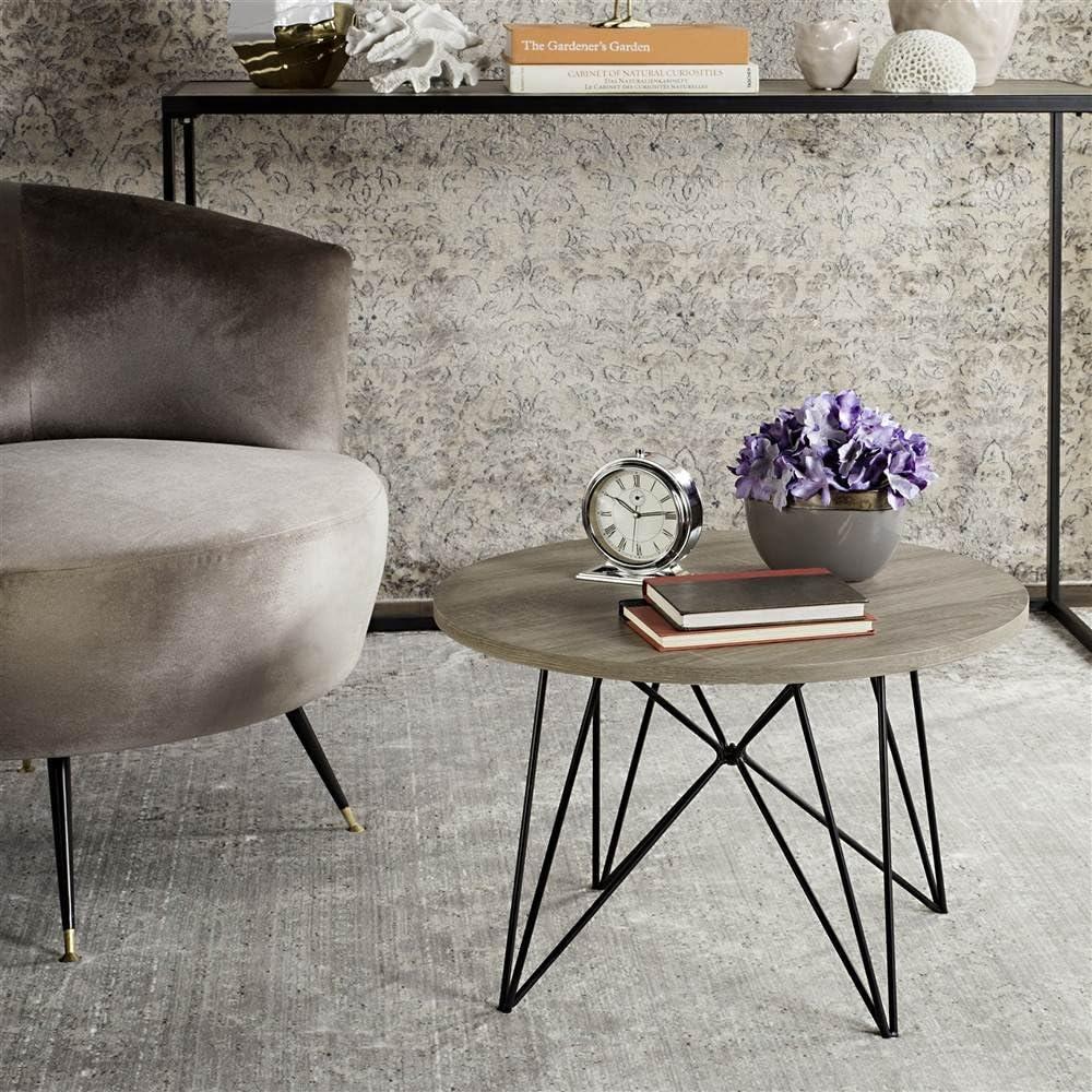 Vida End Table - Light Brown - Safavieh.