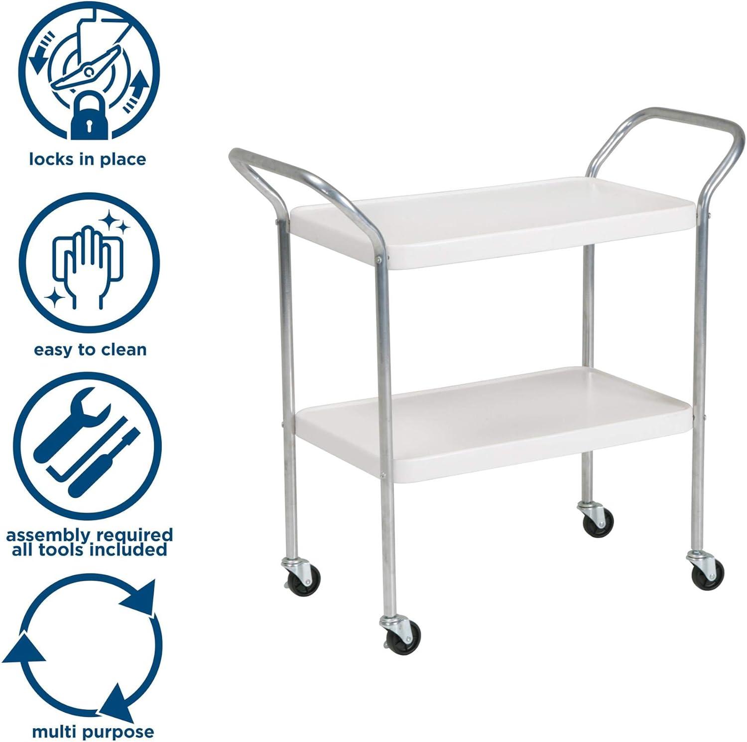 COSCO Stylaire 2 Tier Serving Cart