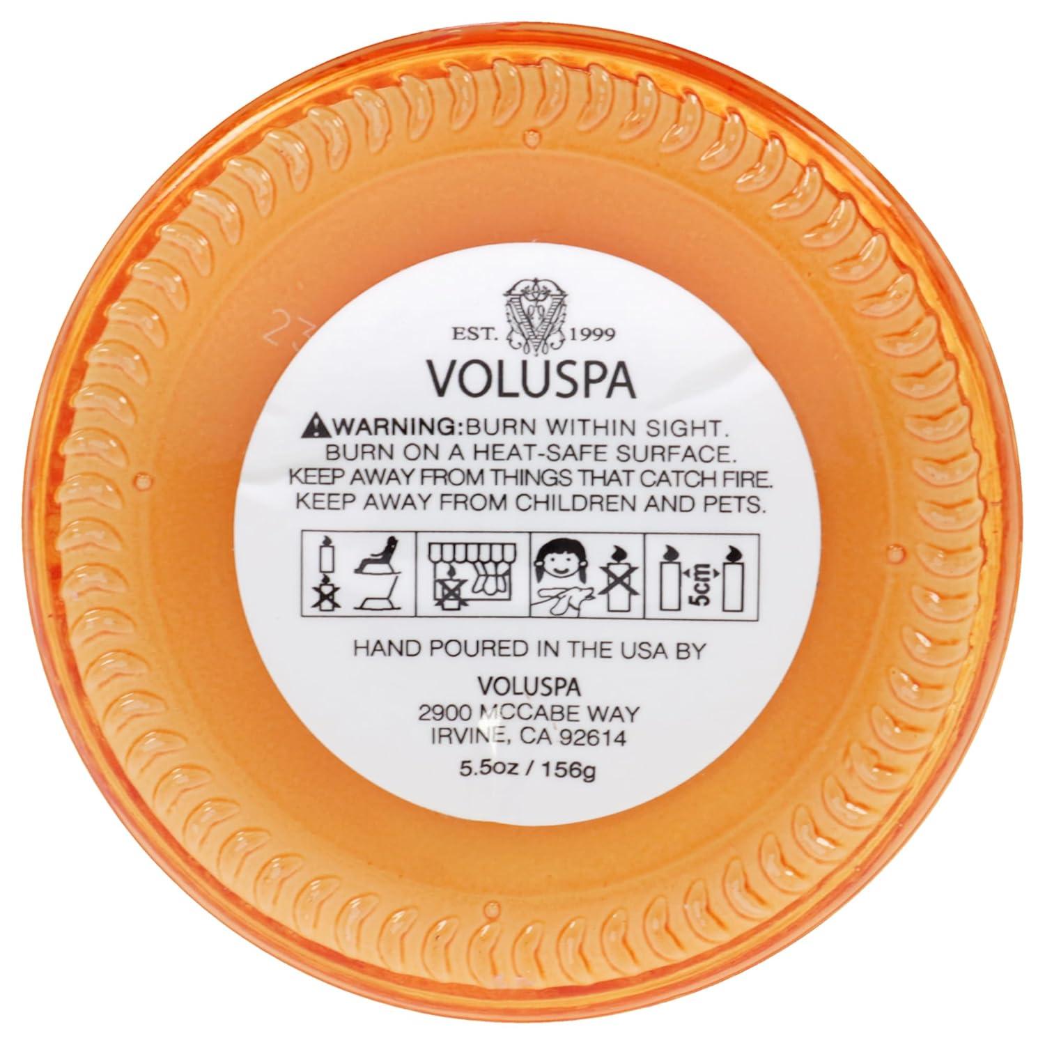 Voluspa Spiced Pumpkin Latte - Small , 5.5 oz Candle