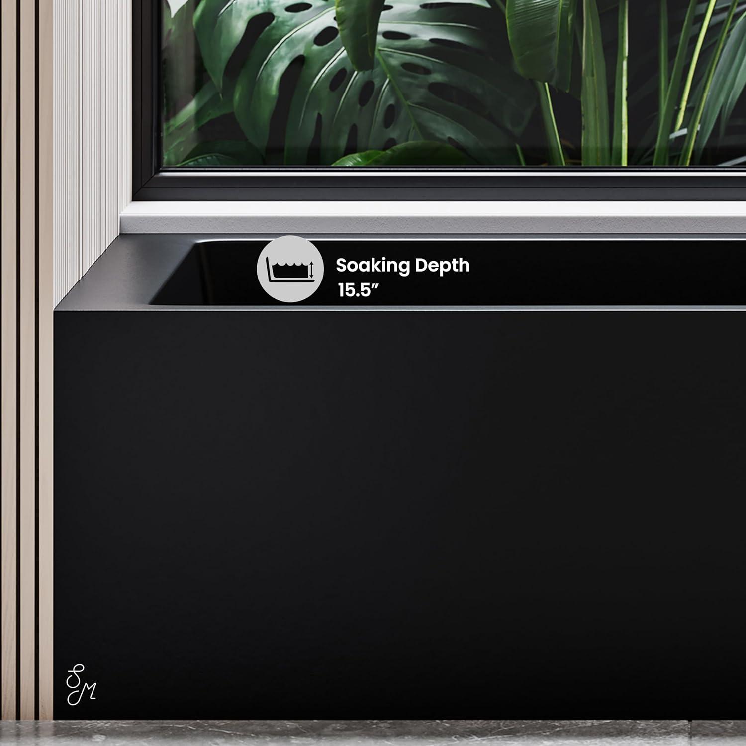 Voltaire 54" x 30" Alcove Bathtub with Apron