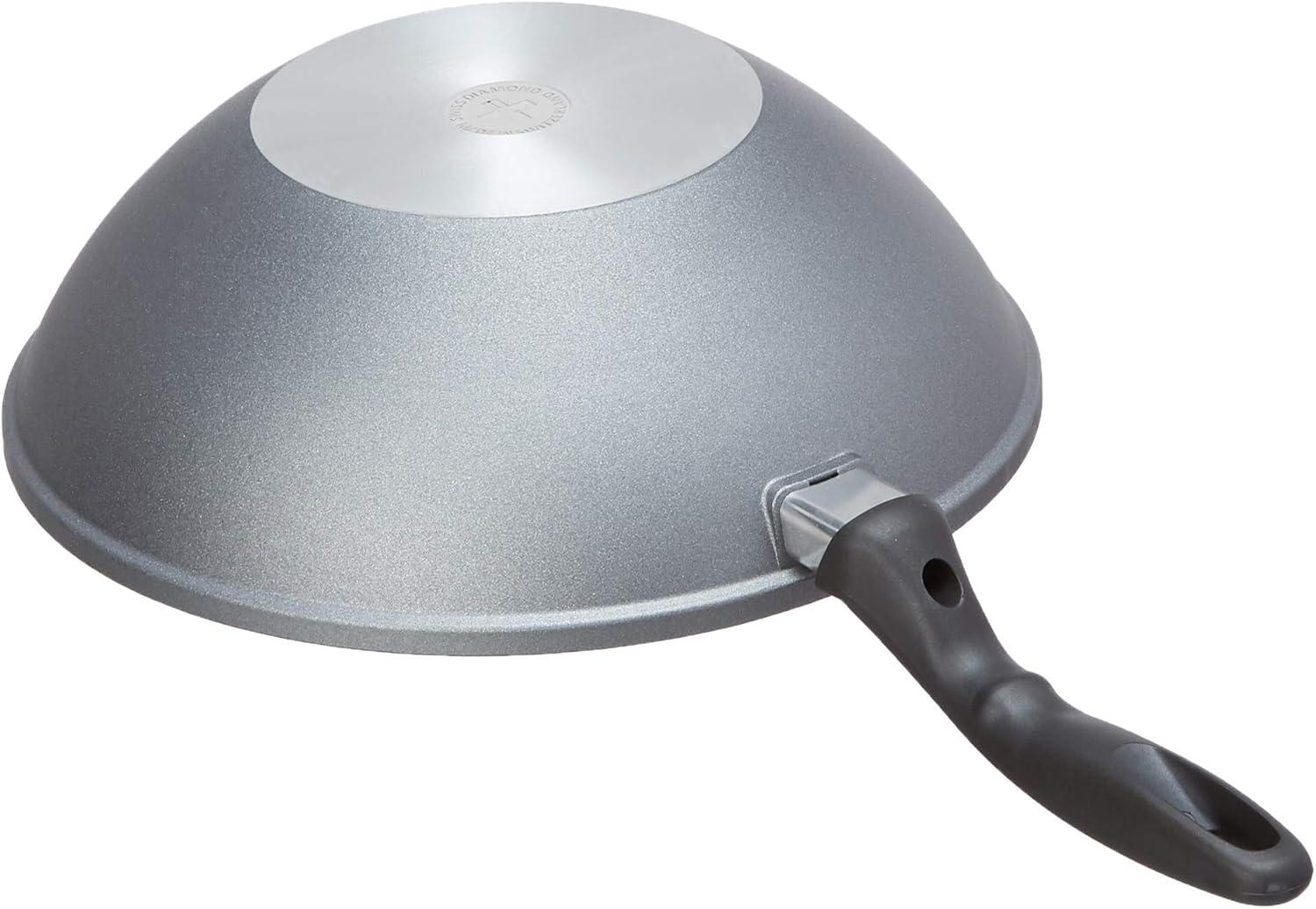 Swiss Diamond Swiss Diamond Non-Stick Cast Aluminum Wok with Lid