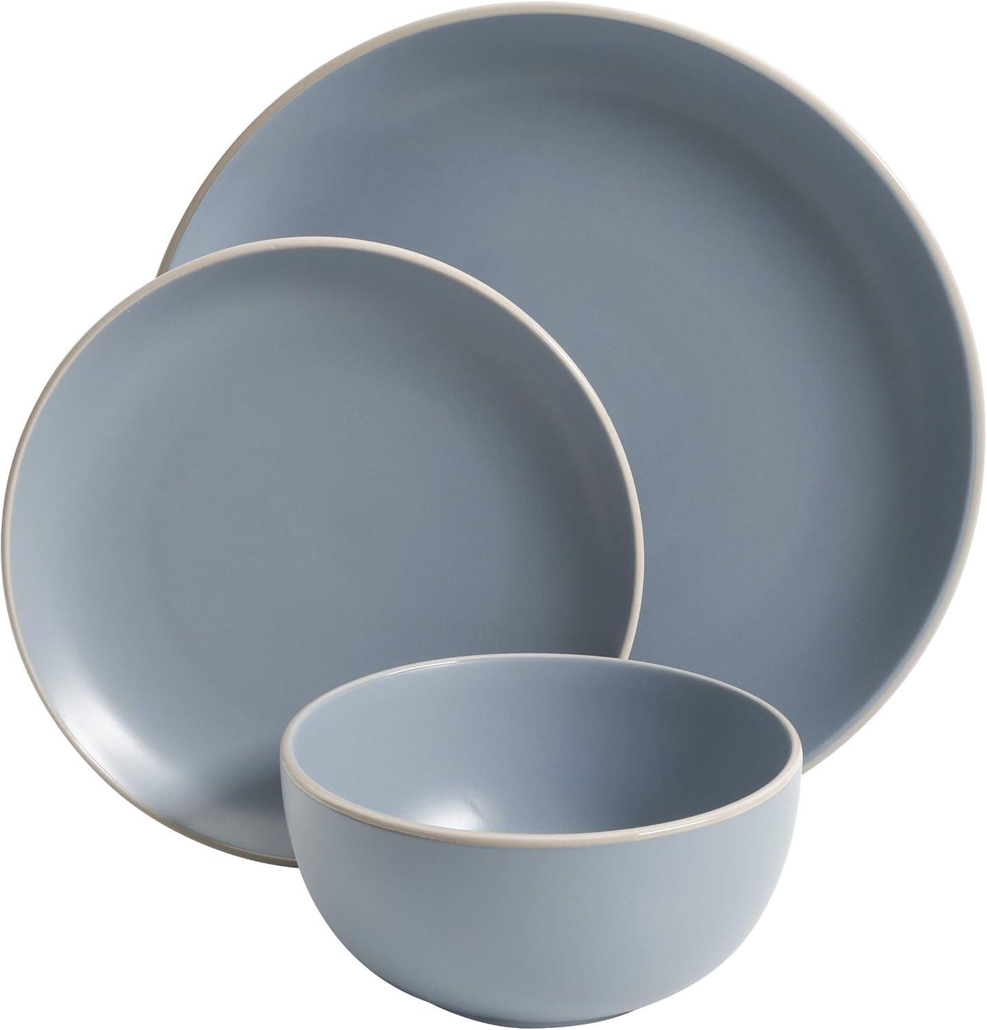 Gibson Home Remi 12pc Dinnerware Set - Blue