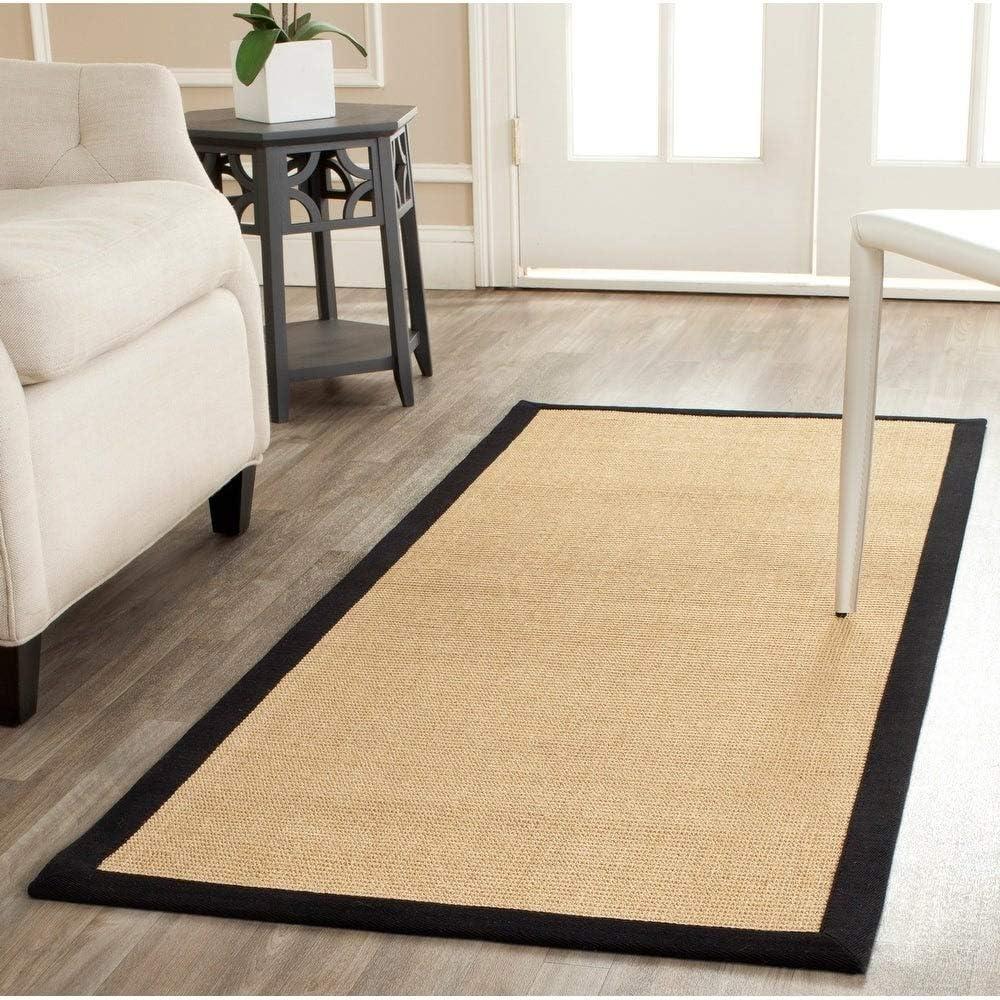 Natural Fiber NF441 Power Loomed Indoor Accent Rug - Maize/Wheat - 2'6"x4' - Safavieh.