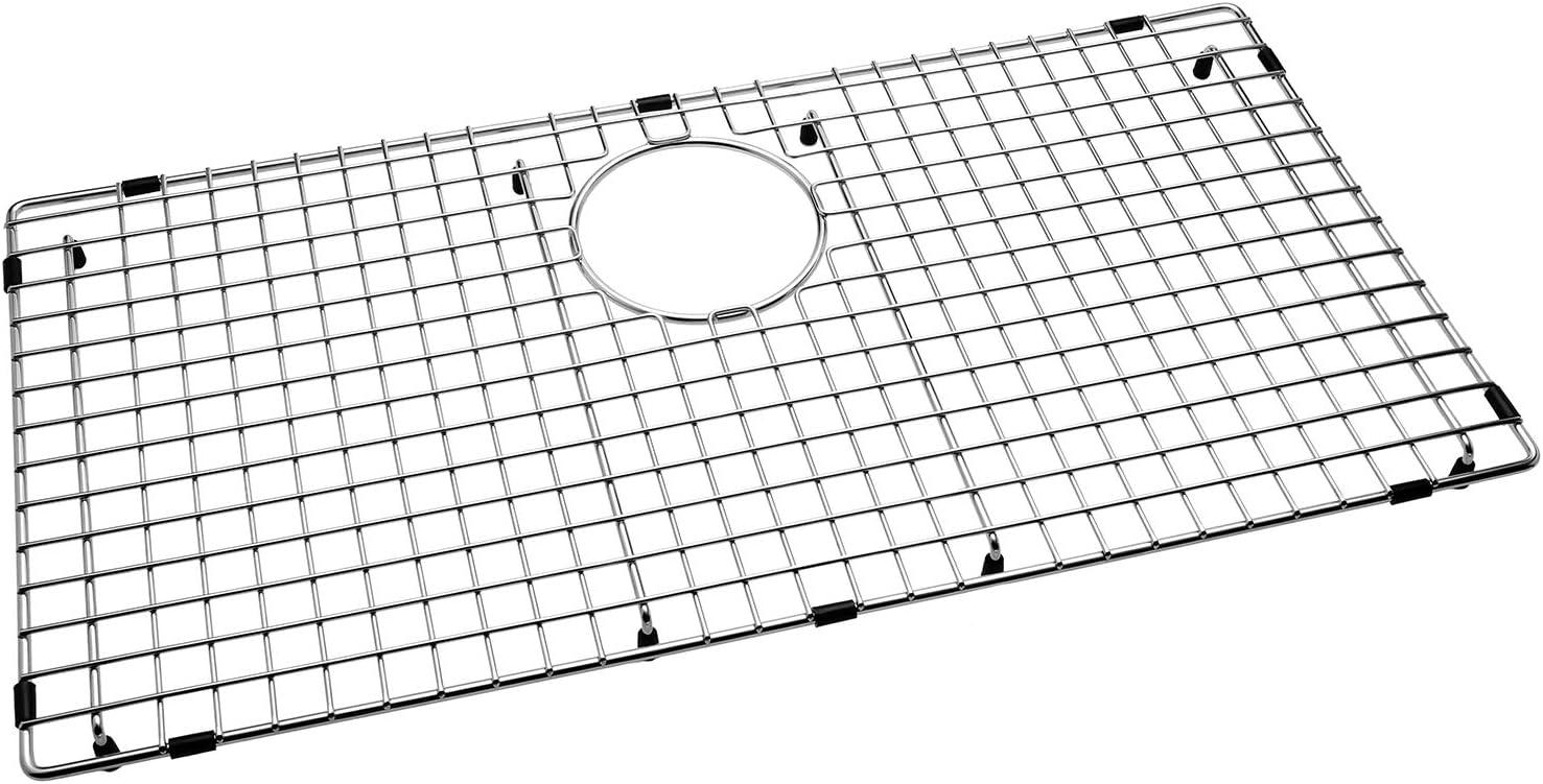 28.39-in x 14.17-in Rear Drain Heavy-Duty Stainless Steel Sink Grid