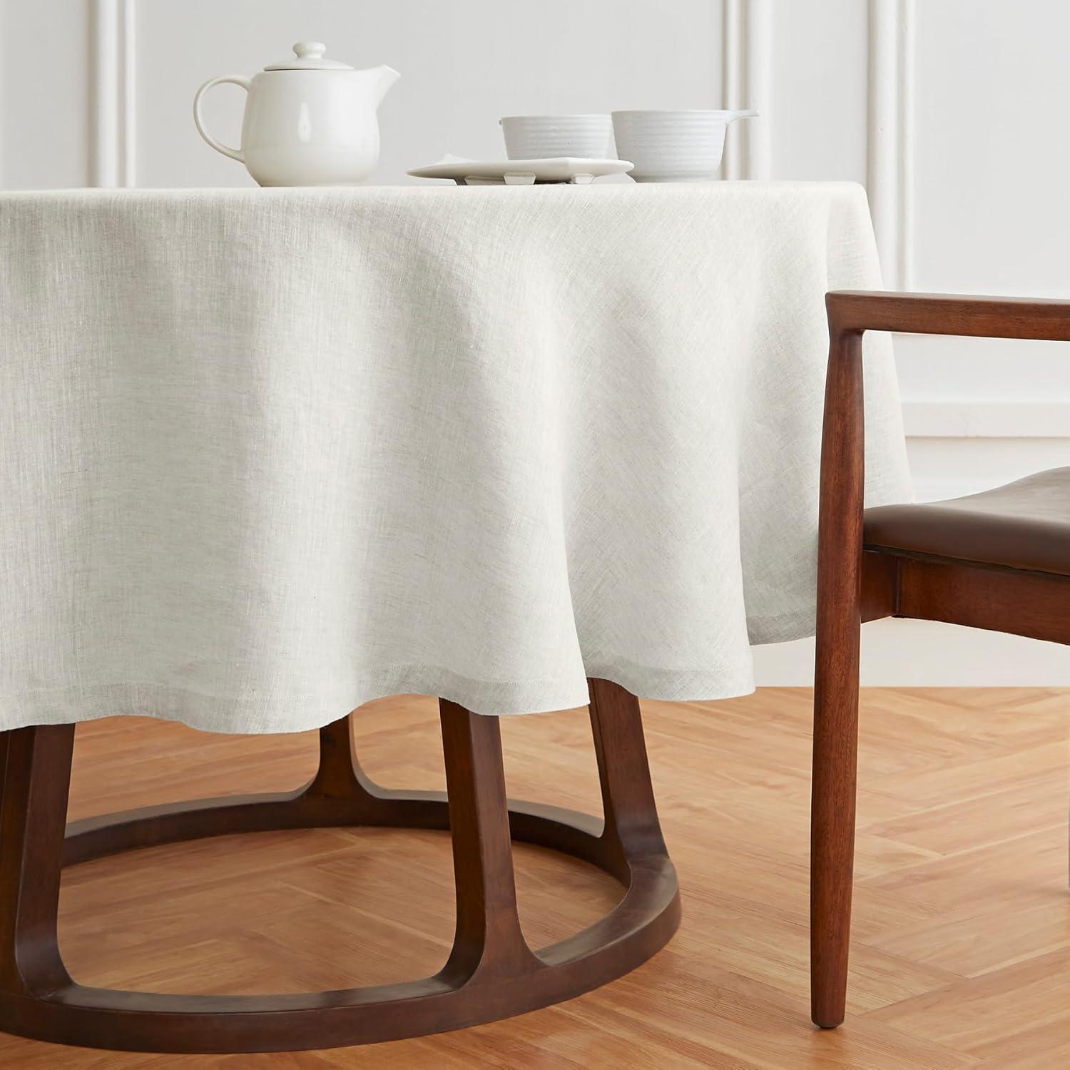 Sonoma - 100% Pure Linen Round Tablecloth (Prewashed)