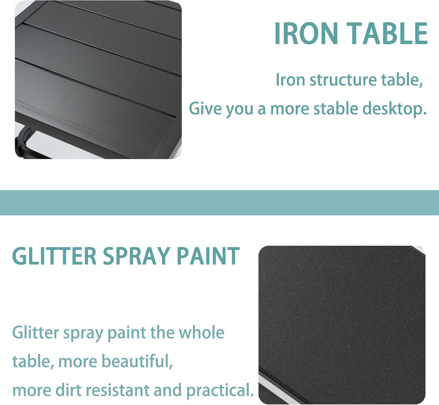 Mercury Row® Preciado 3 Piece Outdoor Patio Set With Cushions-Rocking Chair for Balcony, Lawn and Porch