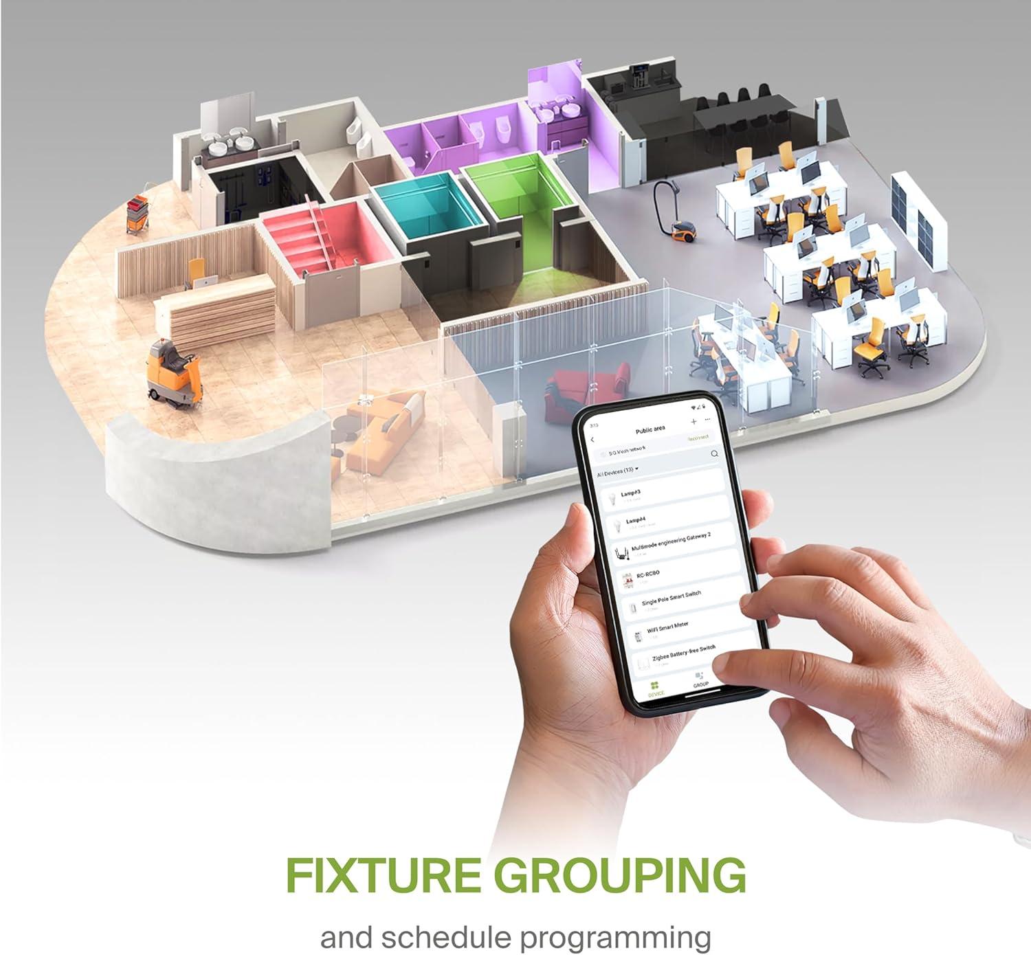 ASD 2 Pack 2x2 Smart RGBW LED Flat Panel Light - 35W UL | 4420LM 3500K 4000K 5000K Selectable Dimmable 2x2 LED Drop Ceiling Light Fixture | RGB Lights WiFi App Controlled Alexa & Google Assistant