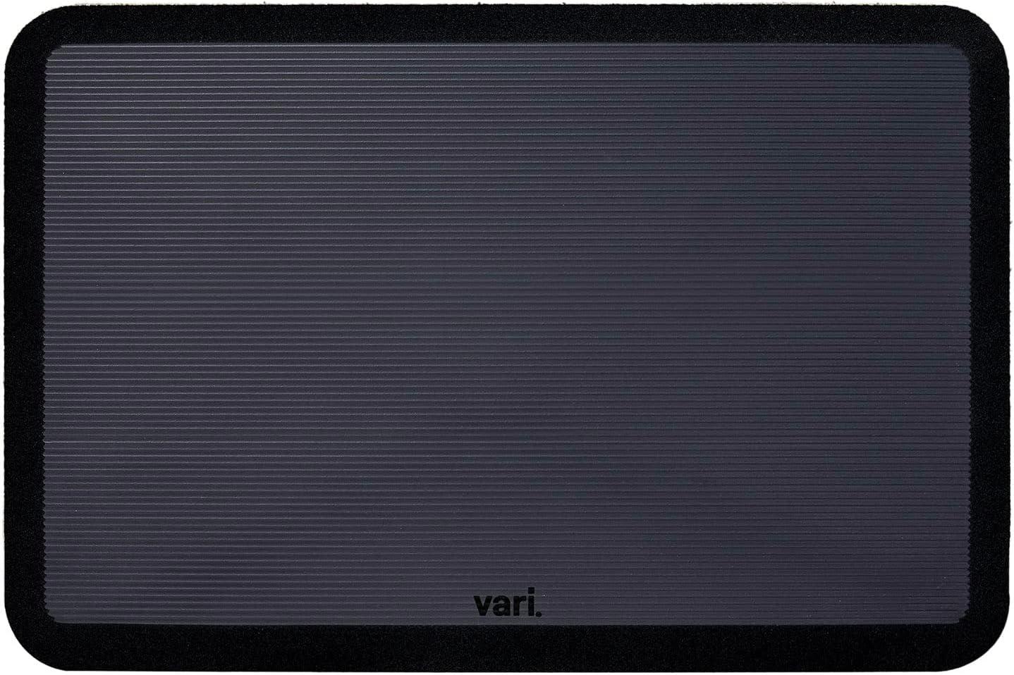 Vari 34” x 22” Standing Desk Mat Cushioned Ergonomic Anti Fatigue Floor Mat, Black