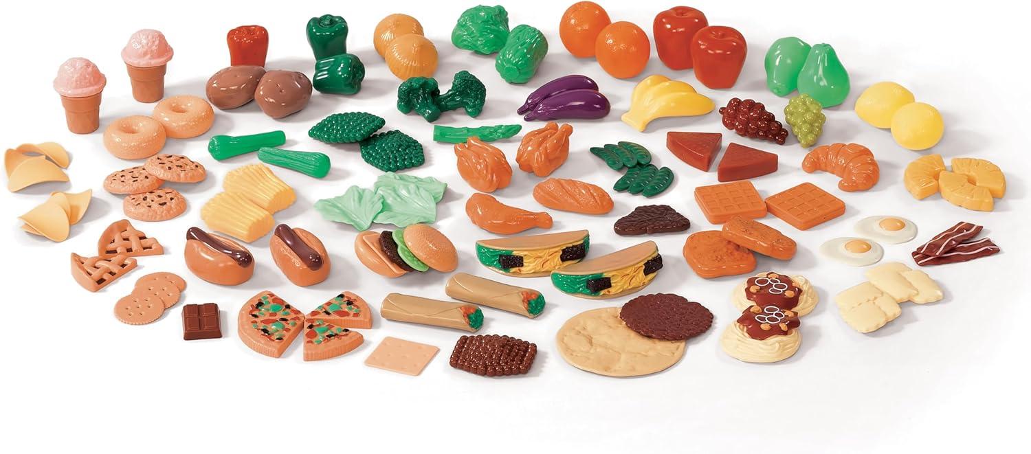Step2 101 Piece Plastic Kids Play Food playset for Toy Kitchen set