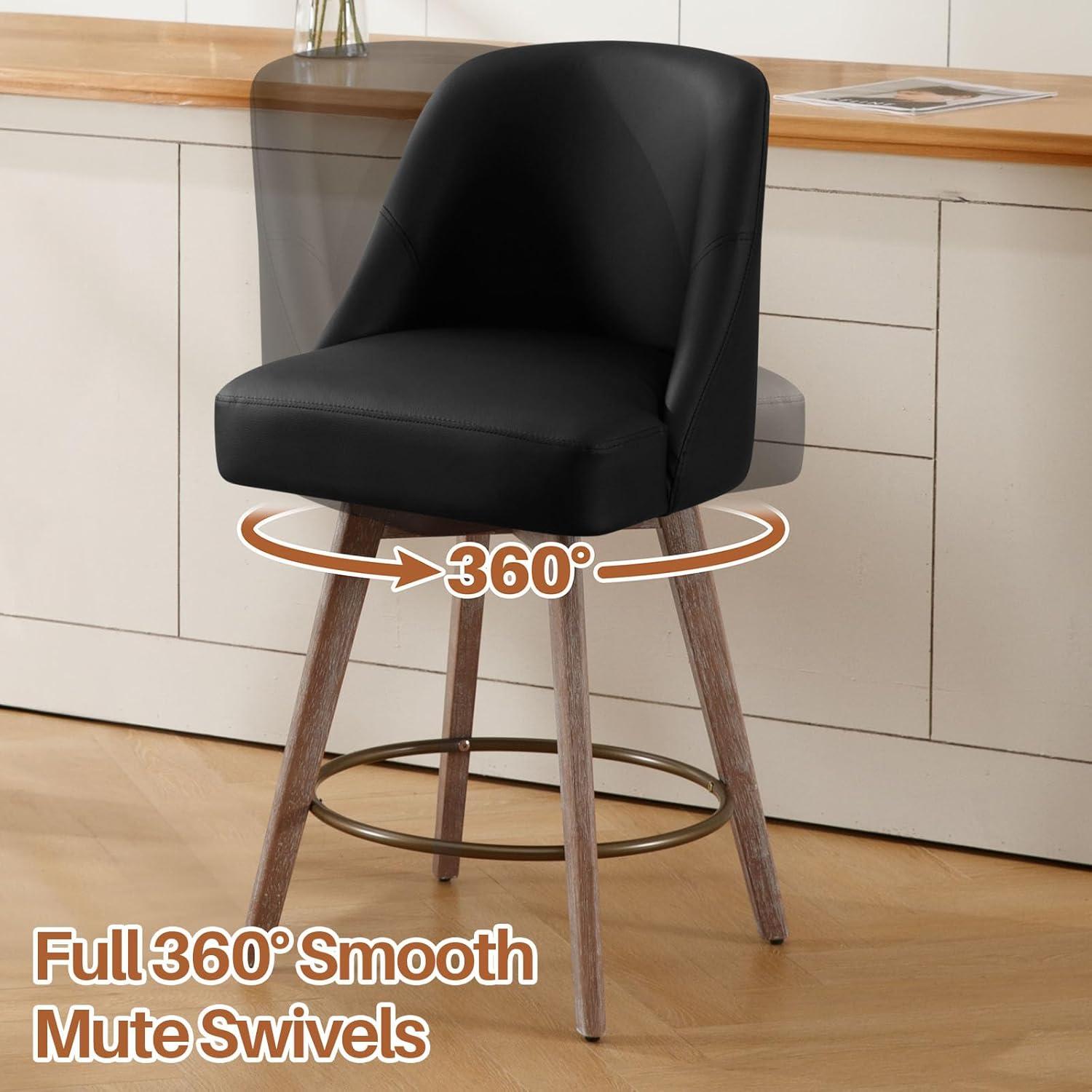 Kishmat Swivel 26'' Counter Stool