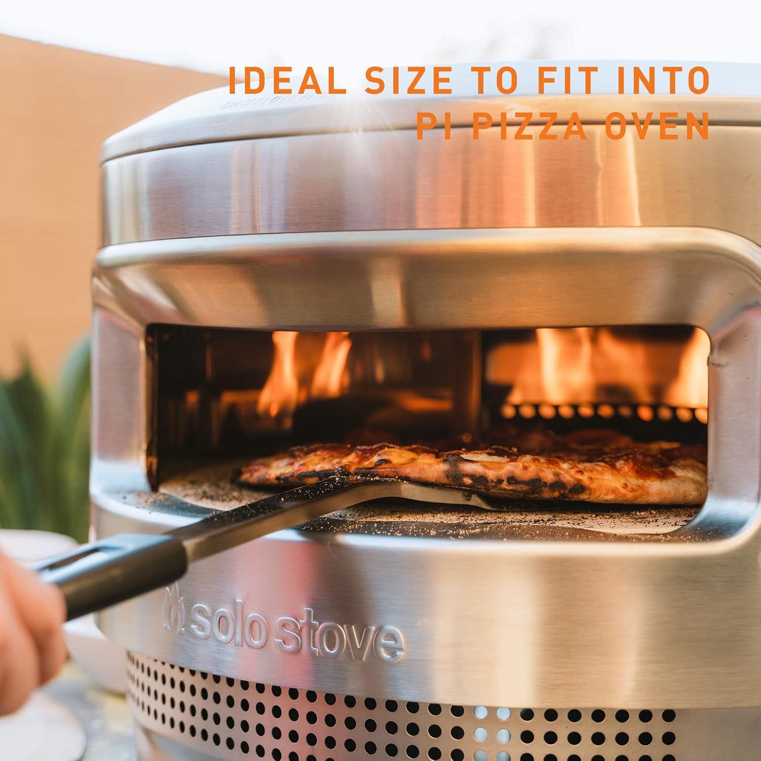 Solo Stove Stainless Pizza Turner | Stainless Peel, Pizza Paddle with Long Handle, Accessory for Solo Stove Pi Pizza Oven and Any Other Ovens, 304 Stainless Steel, L: 22 in x W: 7.6 in, 0.9 lbs