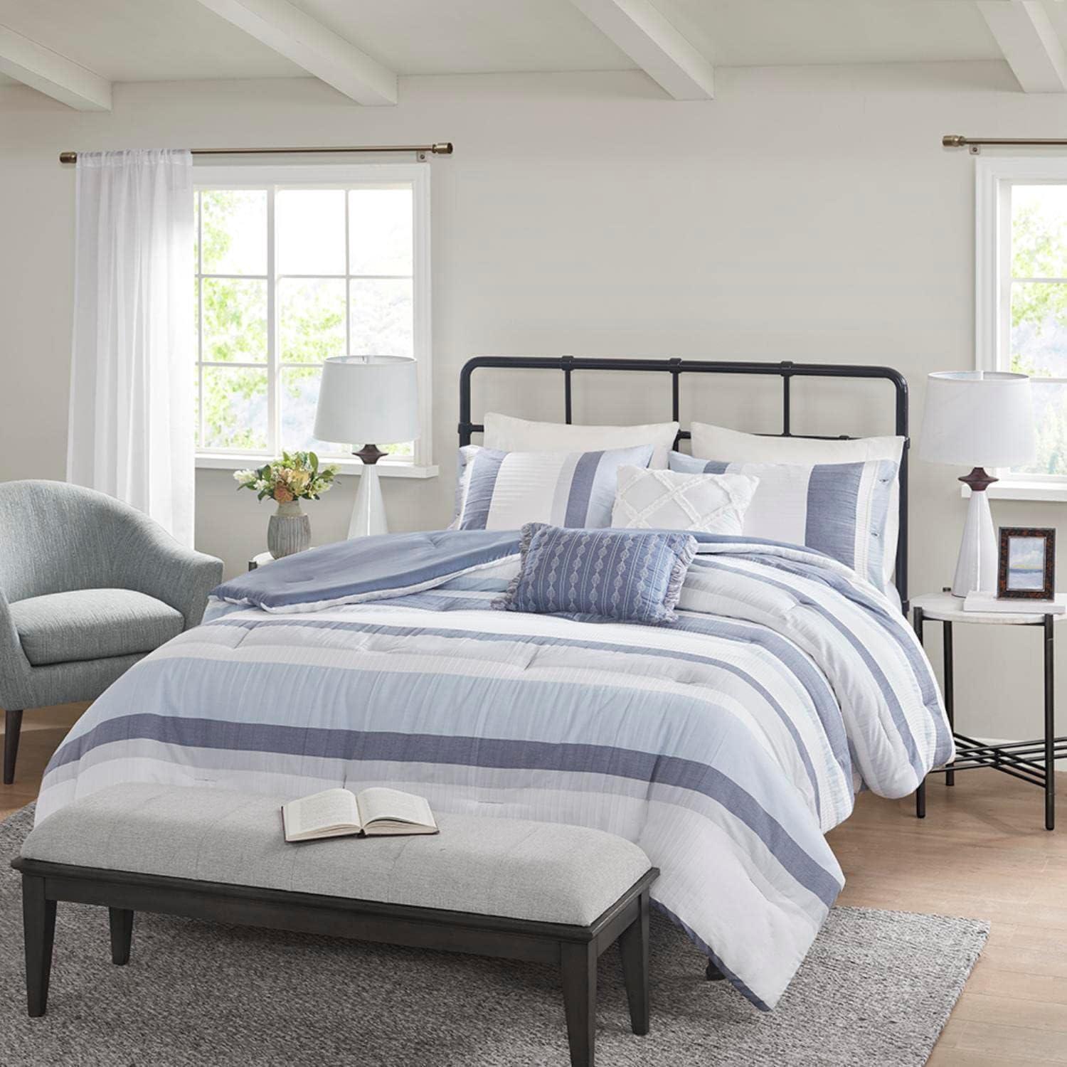 Madison Park Allegany 5 Piece Jacquard Comforter Set