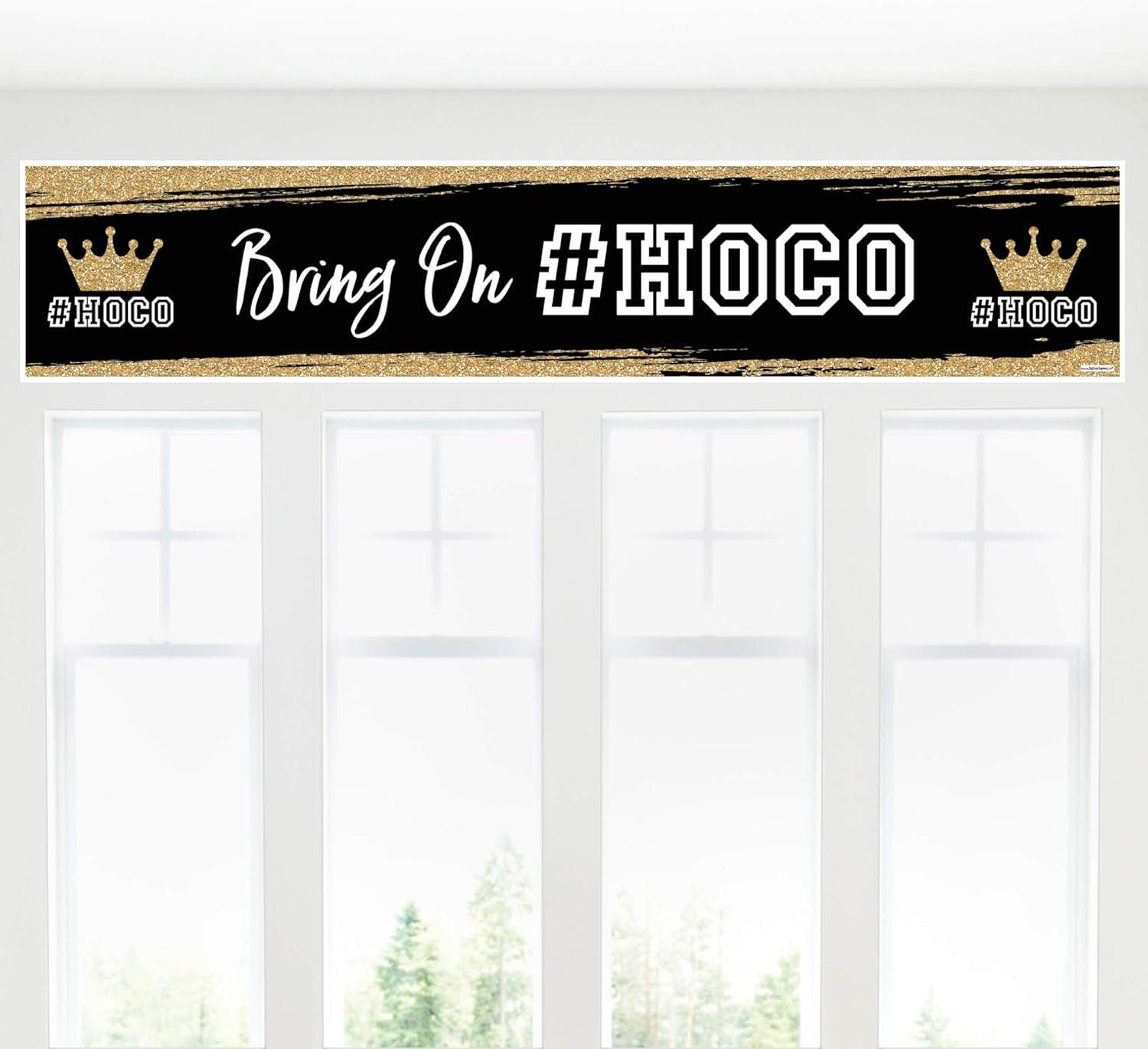 Big Dot of Happiness Hoco Dance - Homecoming Decorations Party Banner