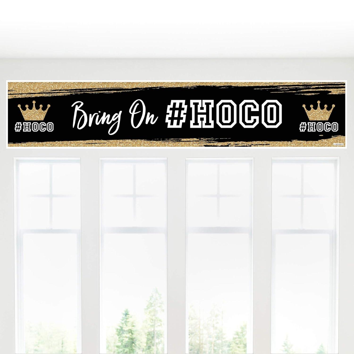 Big Dot of Happiness Hoco Dance - Homecoming Decorations Party Banner