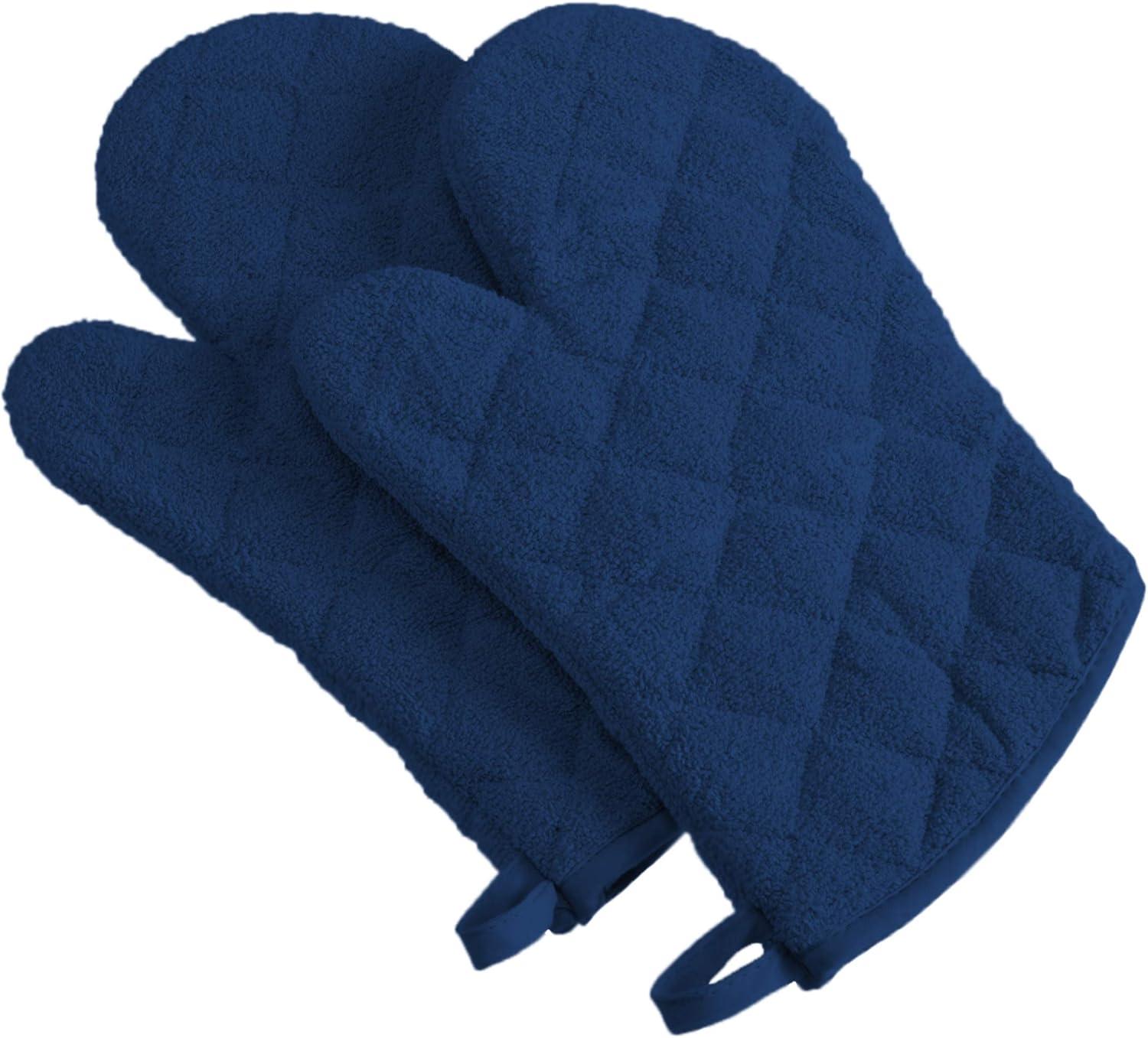 Design Imports Cotton Blend Oven Mitt Set