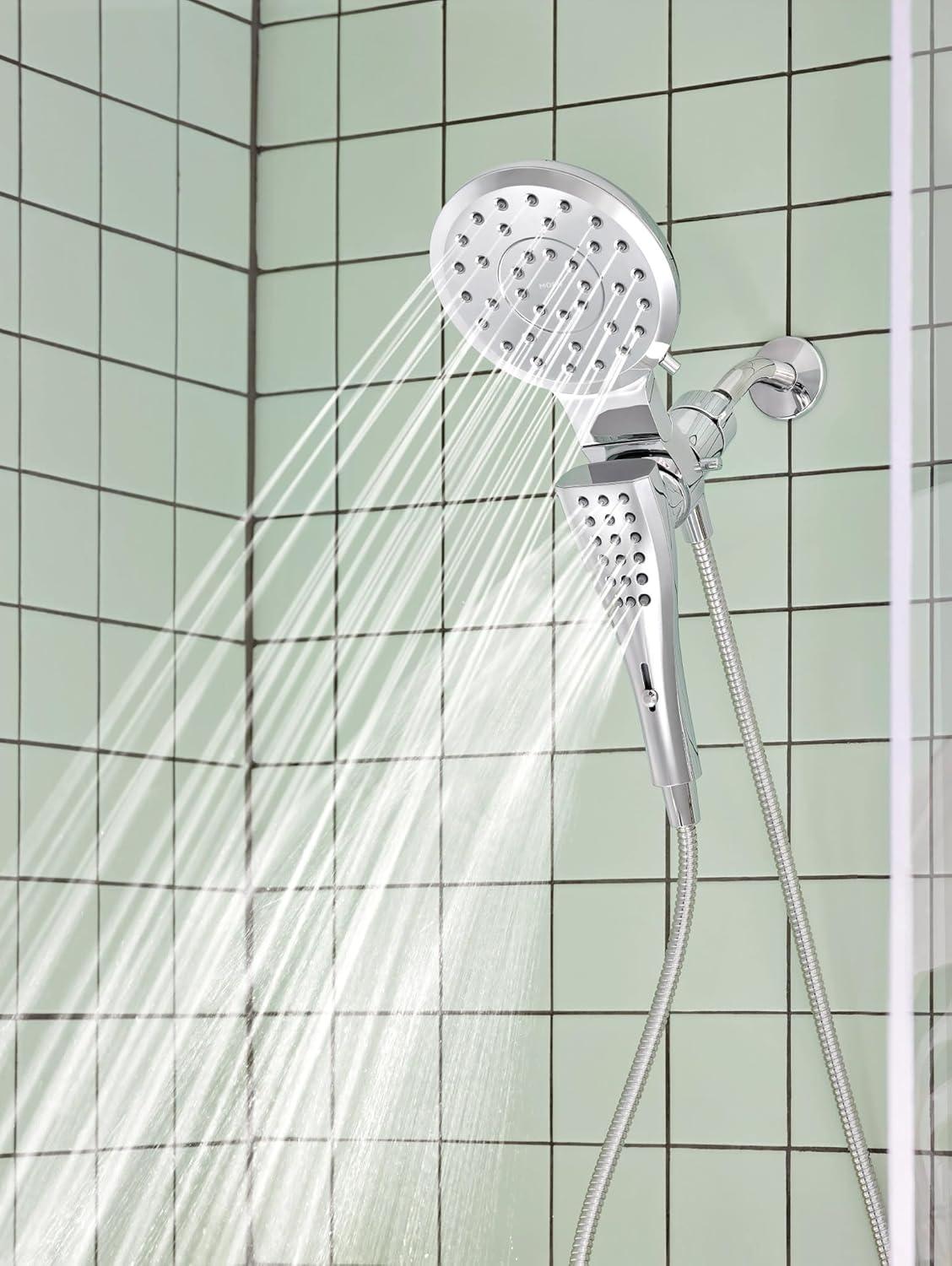 Verso 2.5 GPM Rainshower/Handshower Combination with Infiniti Dial and Magnetix Docking