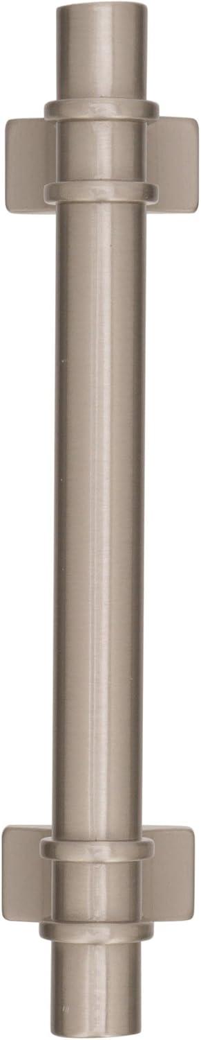 Amerock Davenport 3-3/4 inch (96mm) Center-to-Center Satin Nickel Cabinet Pull