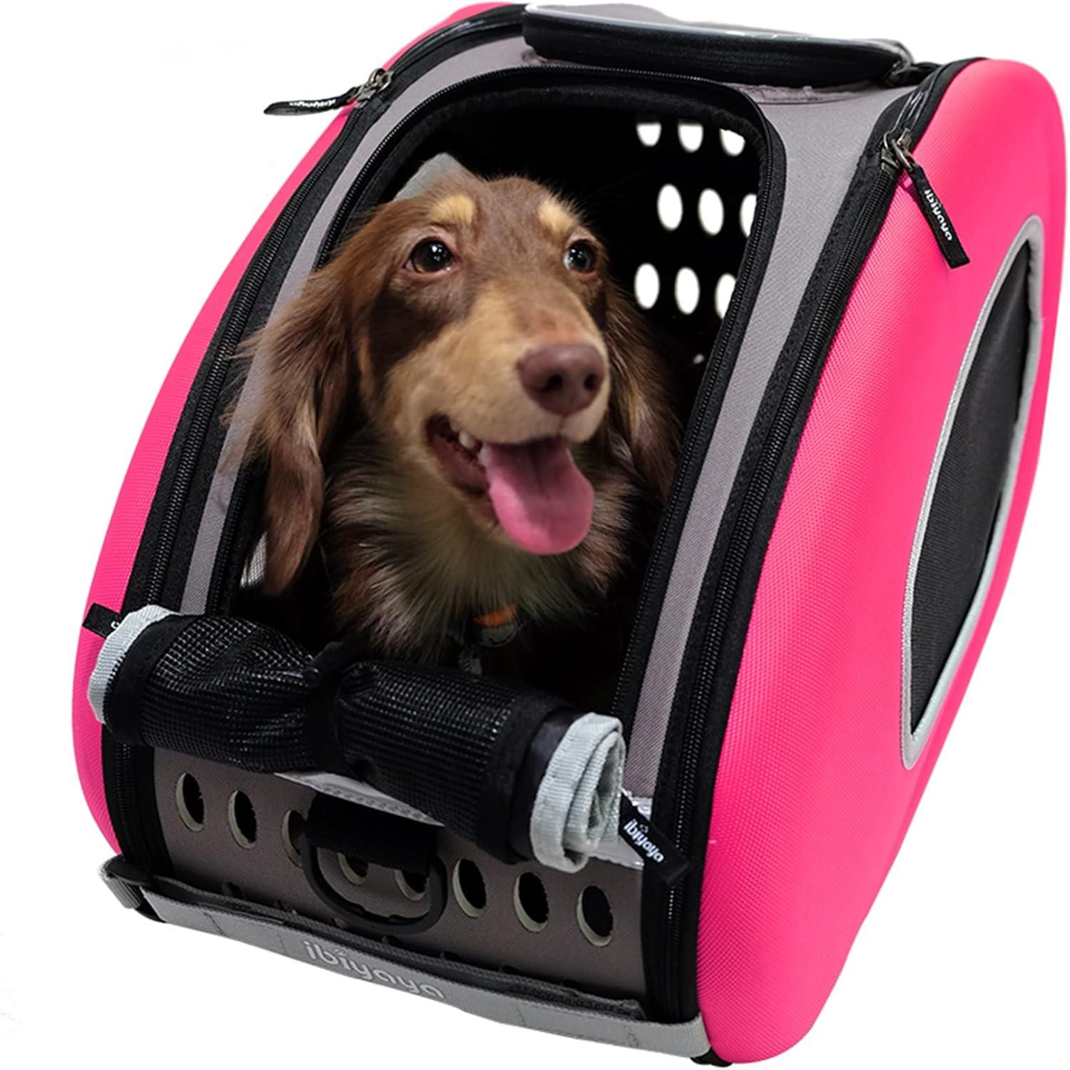 Ibiyaya 5-in-1 EVA Pet Carrier-Stroller