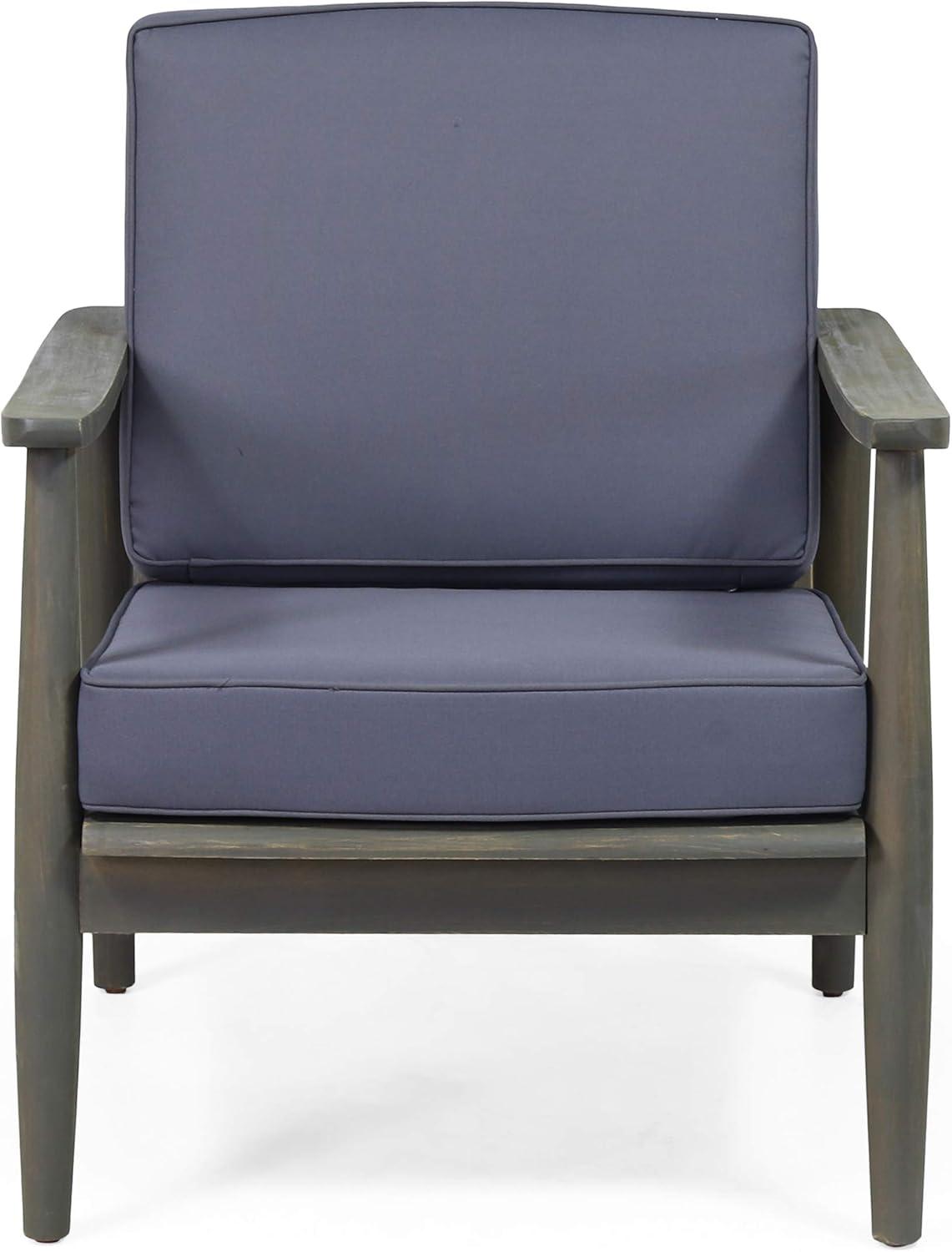 Rosecliff Heights James Outdoor Patio Chair with Cushions (Set of 2)