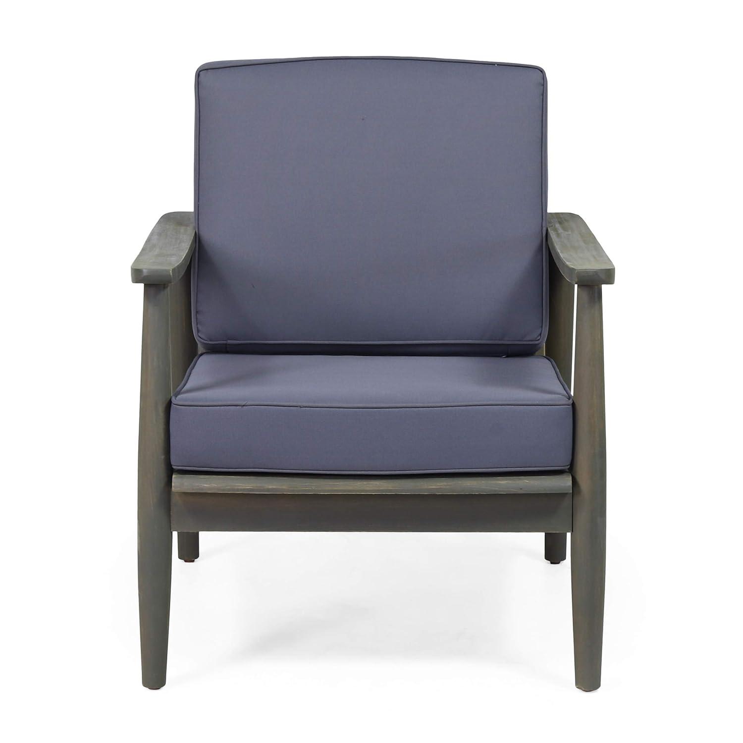 Rosecliff Heights James Outdoor Patio Chair with Cushions (Set of 2)