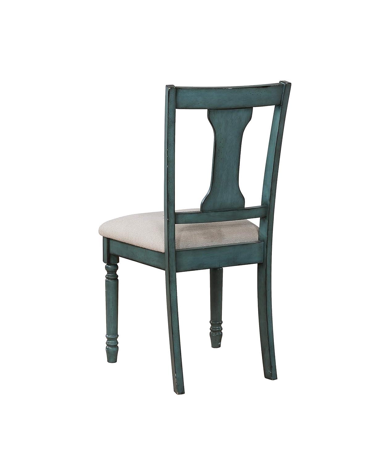 Ivor Slat Back Turned Leg Upholstered Side Chair