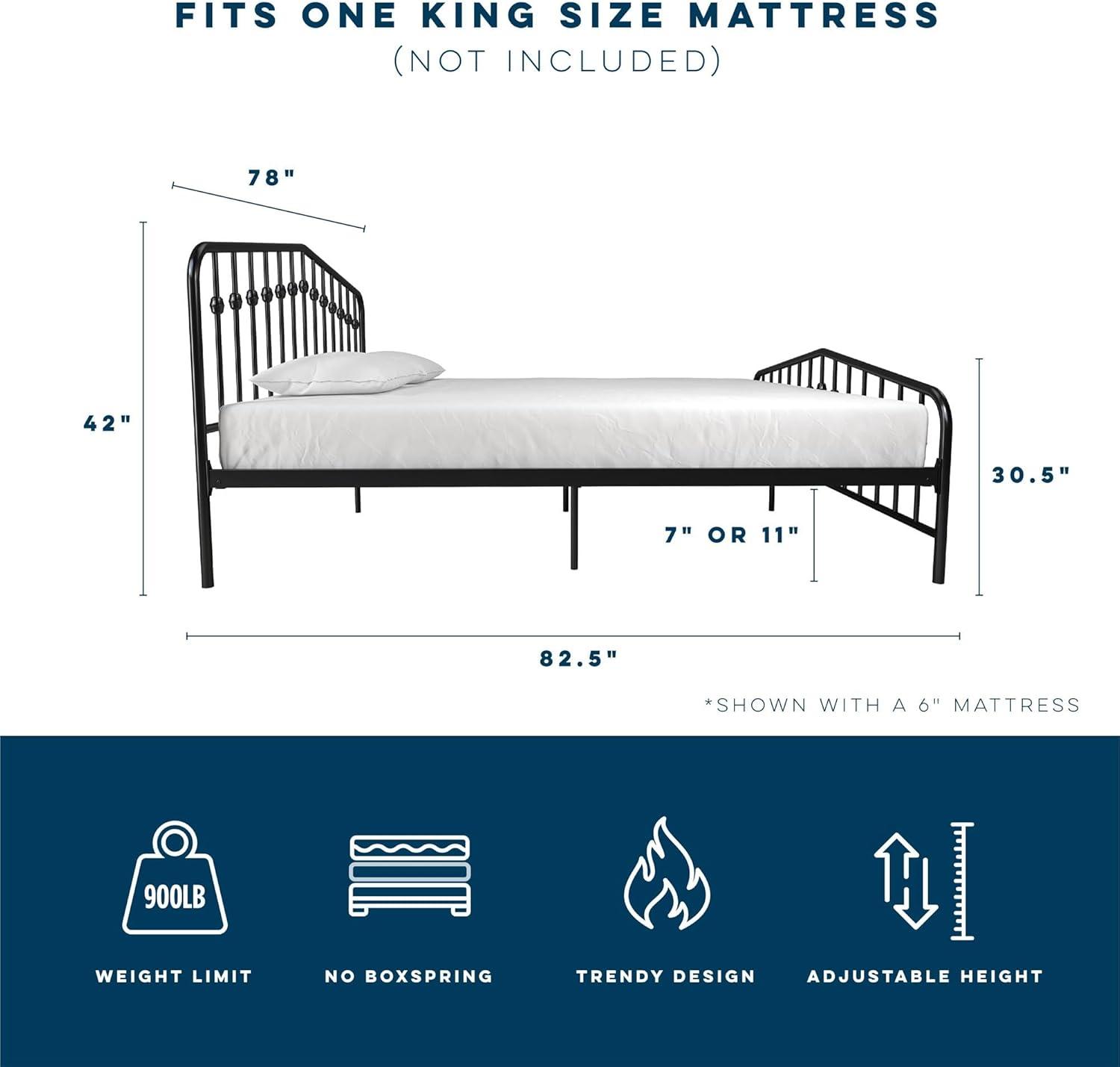 Bushwick Metal Platform Bed