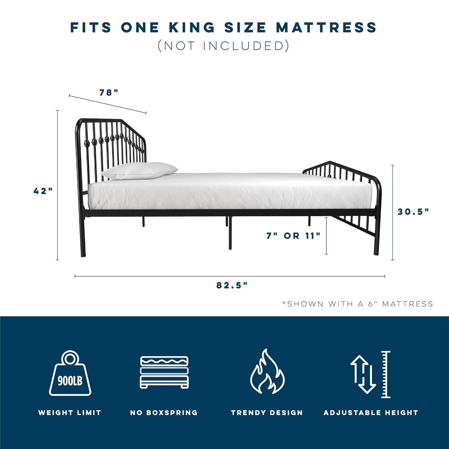 Bushwick Metal Platform Bed