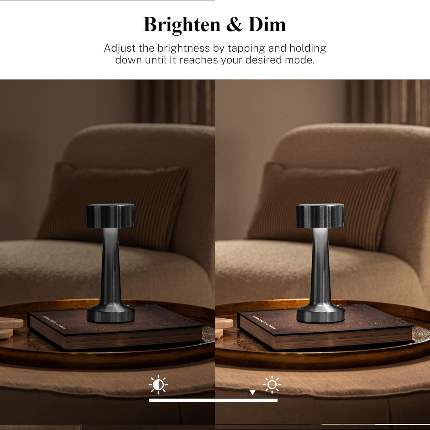 Bell + Howell Bell + Howell Chelsea Table Lamp 2 Pack Led Rechargeable