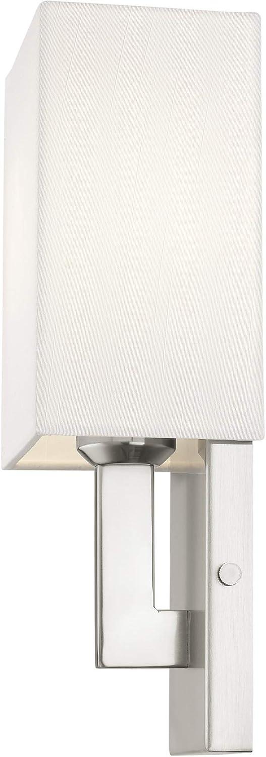 Livex Lighting Hollborn 1 - Light Wall Light in  Brushed Nickel