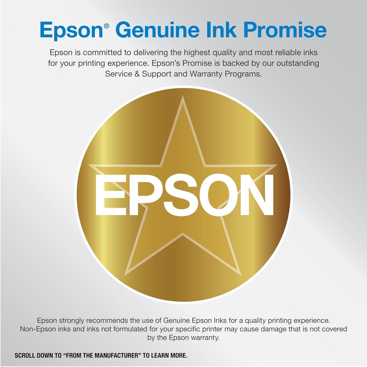 Epson EcoTank Photo ET-8550 Wireless Wide-Format Color All-in-One Supertank Printer with Scanner, Copier, Ethernet