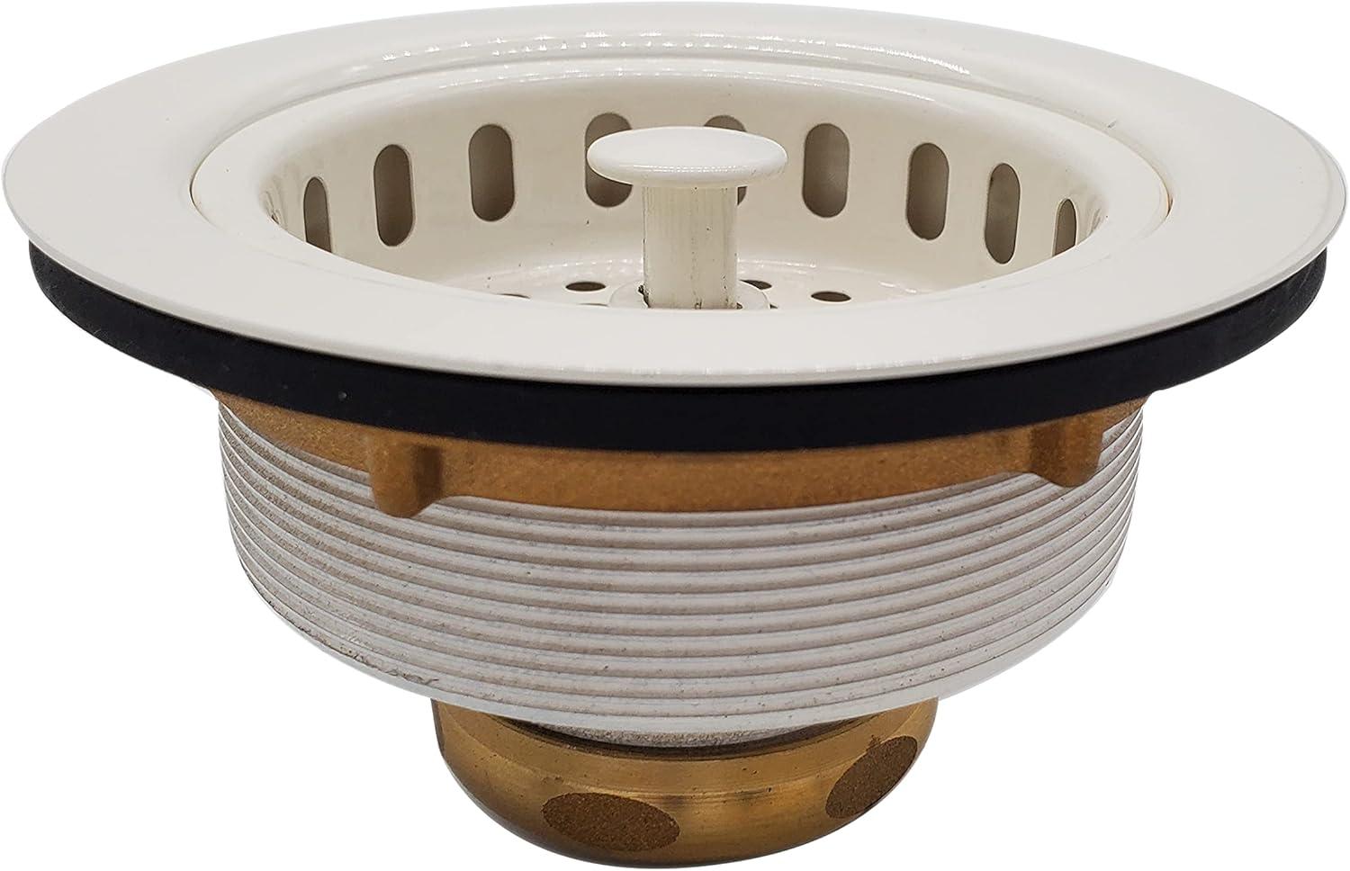 Solid Brass Style Kitchen Sink Basket Strainer