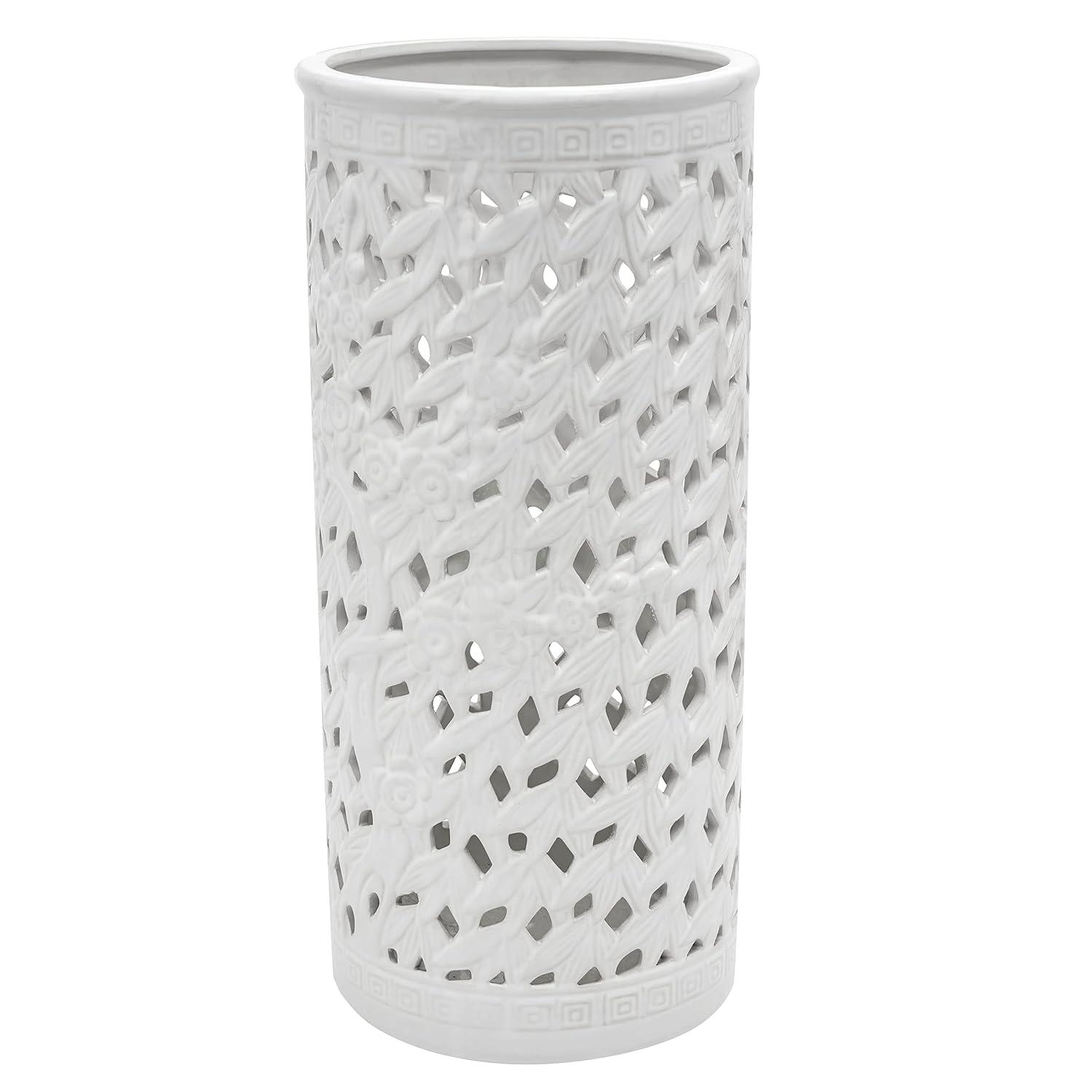 20" Bamboo Lattice Umbrella Stand