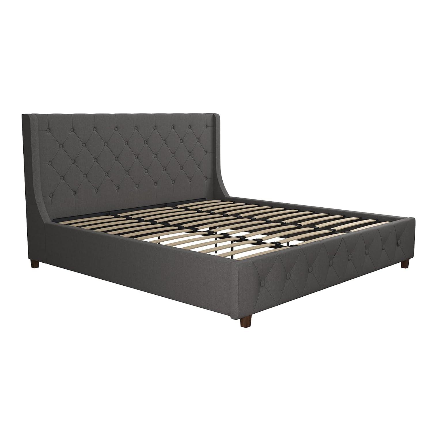 CosmoLiving by Cosmopolitan Mercer Tufted Upholstered Platform Bed