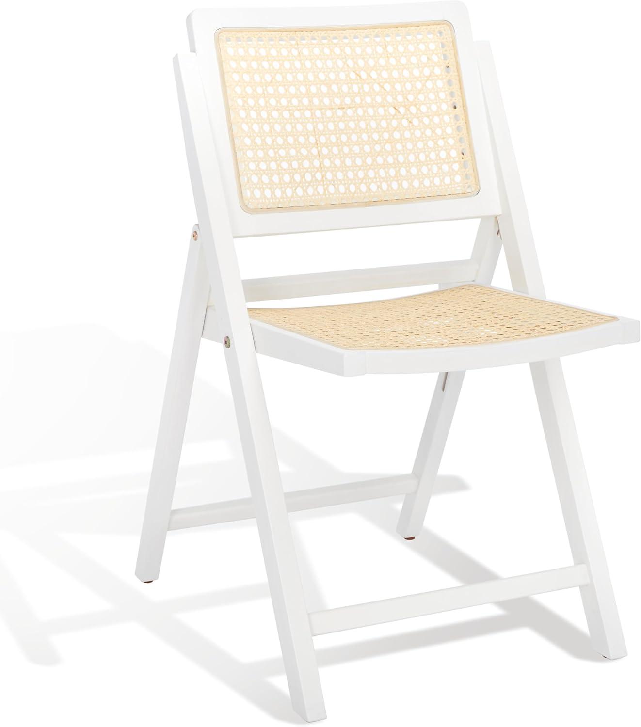 Dan Rattan Folding Dining Chair