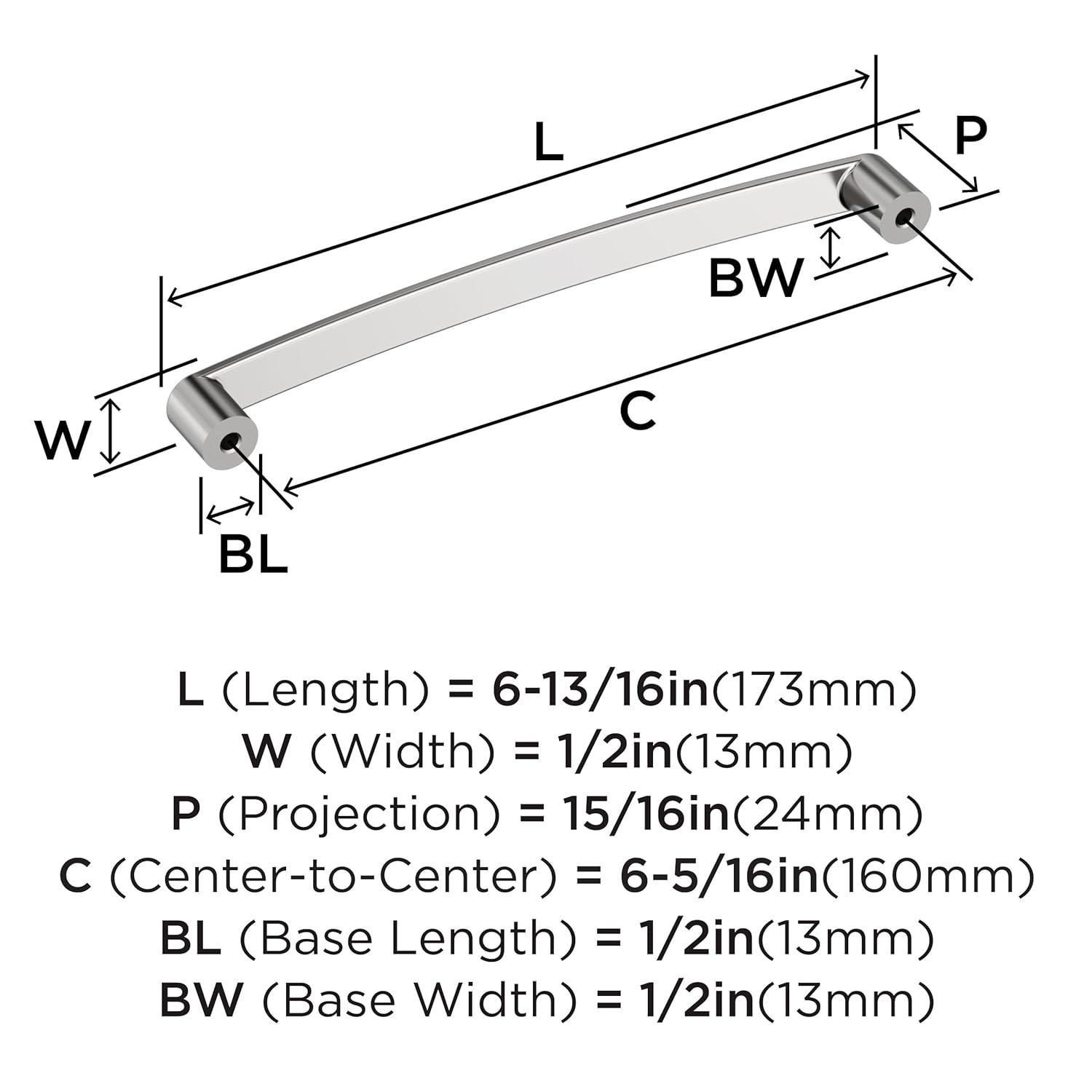 Rift 6-5/16 inch (160mm) Center-to-Center