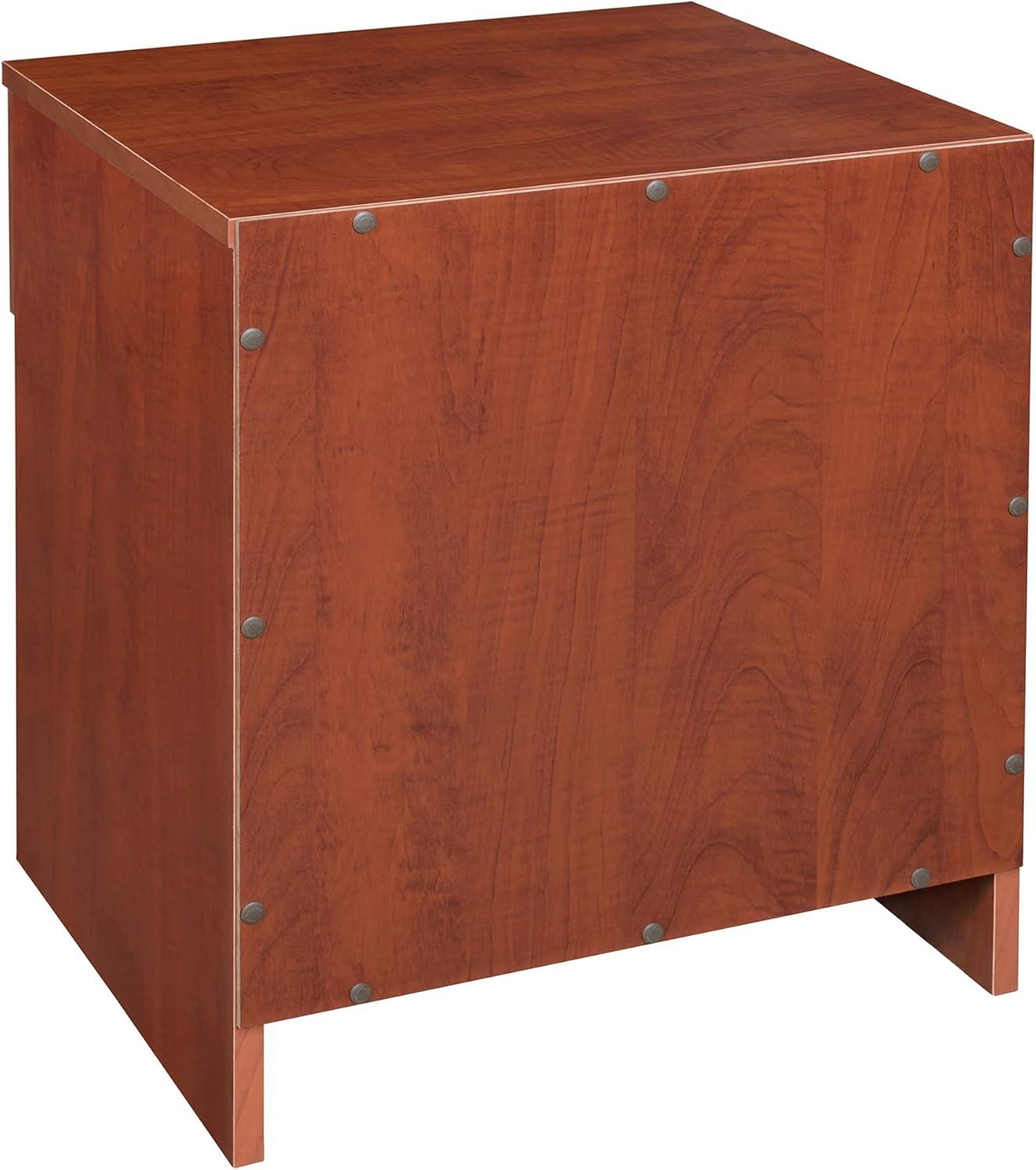 Niche Mod Single Drawer Night Stand- Cherry