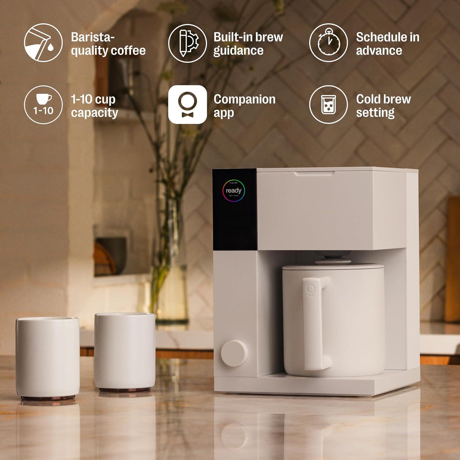 Fellow Aiden Matte White Coffee Maker