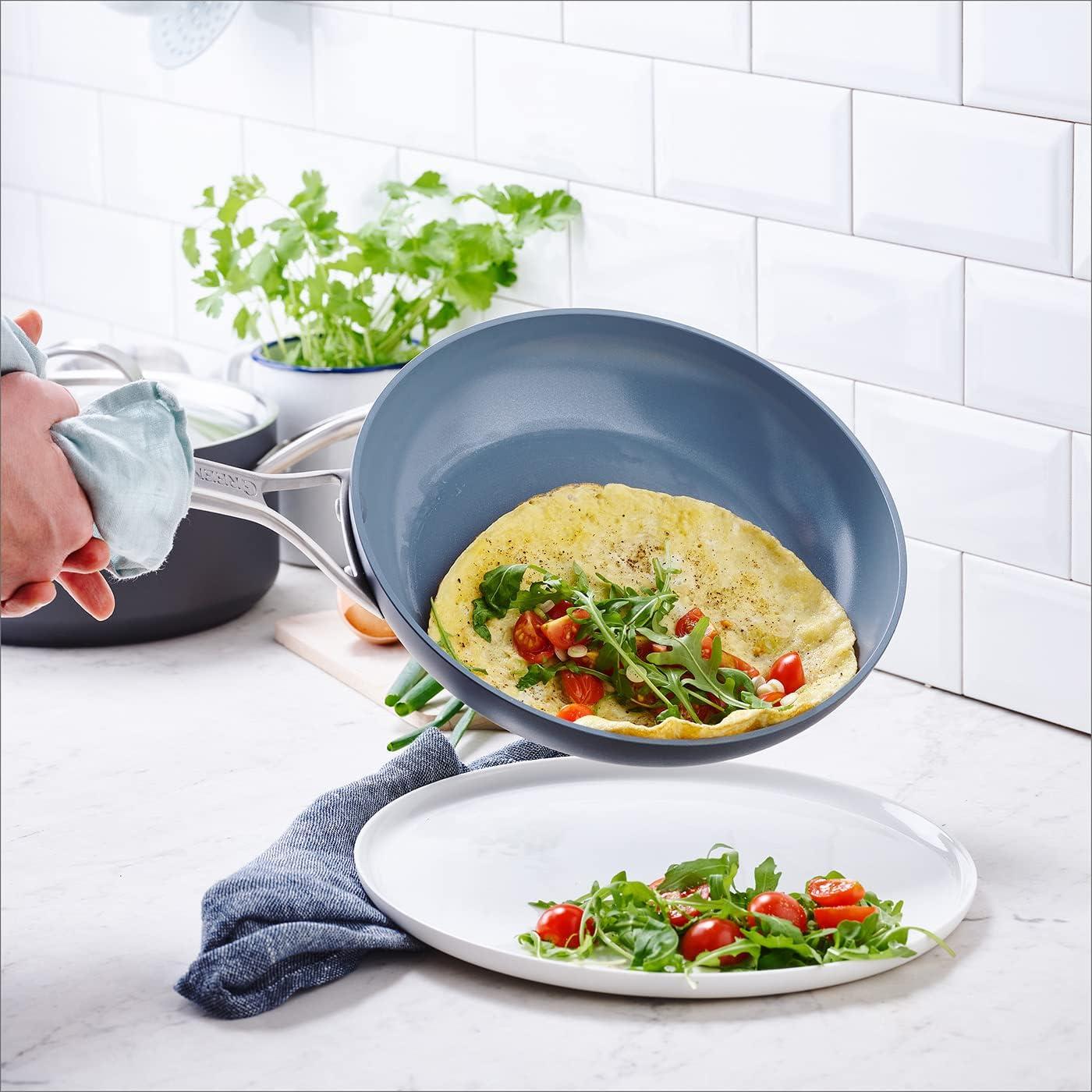 GreenPan Paris Pro Healthy Ceramic Nonstick 2 Piece Frying Pan Set