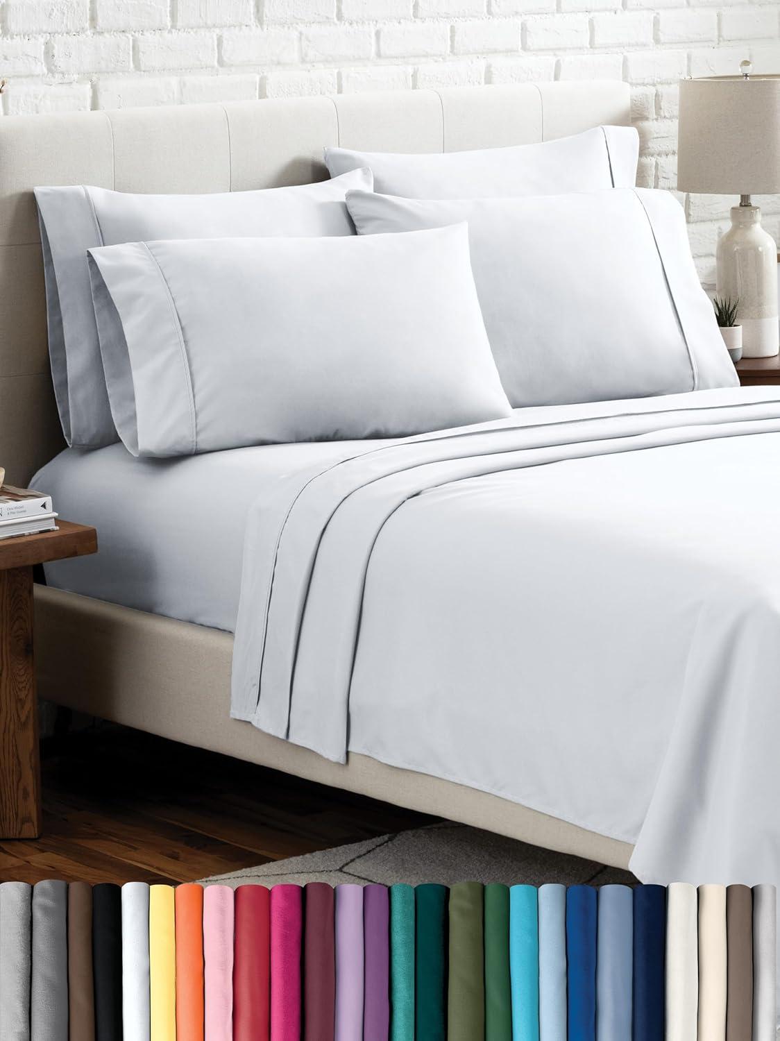 6pc Microfiber Sheet Set with Extra Pillowcases by Bare Home