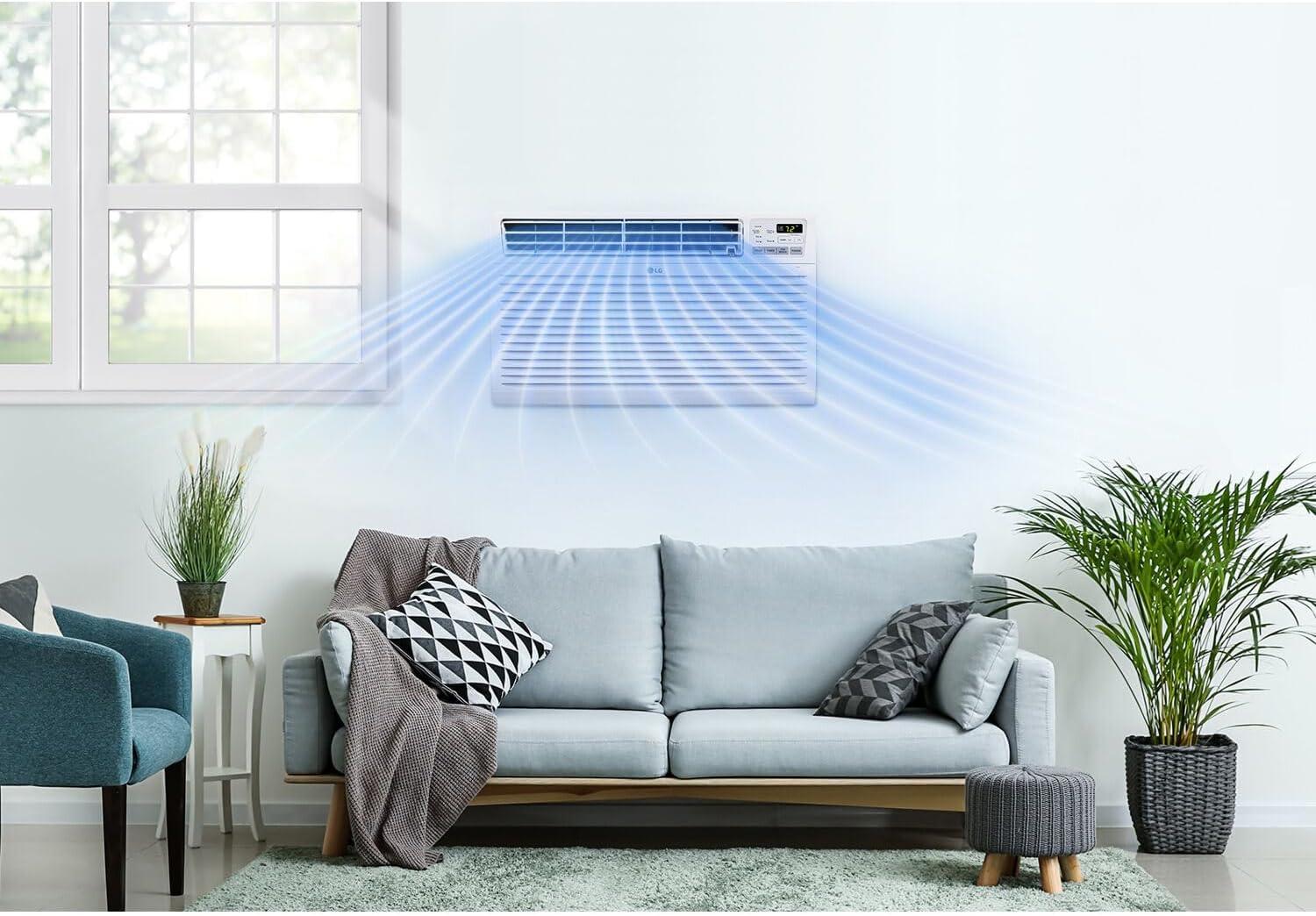 LG LG 9,800 BTU Through the Wall Air Conditioner, 230/208V, Cools up to 440 Sq. Ft.