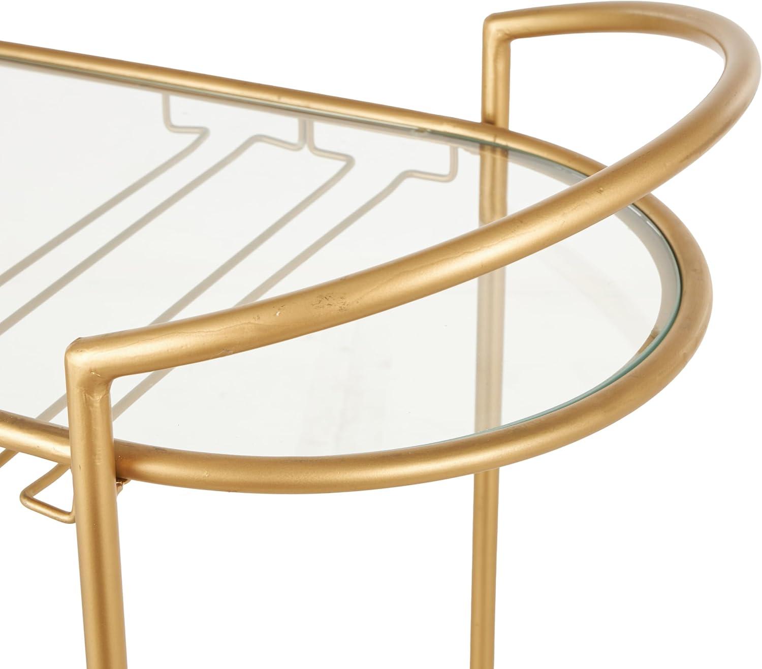 Colette Marble Bar Cart