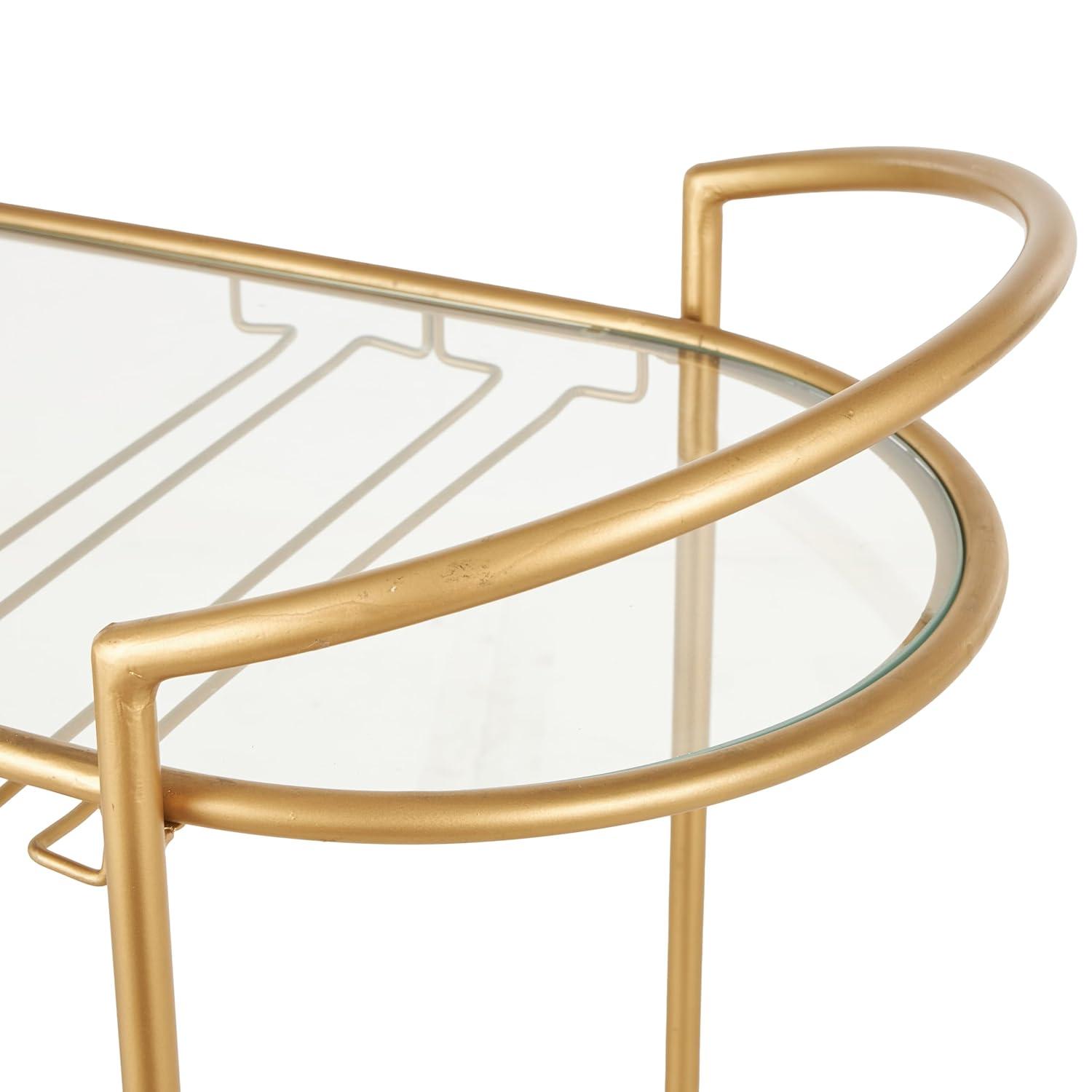 Colette Marble Bar Cart