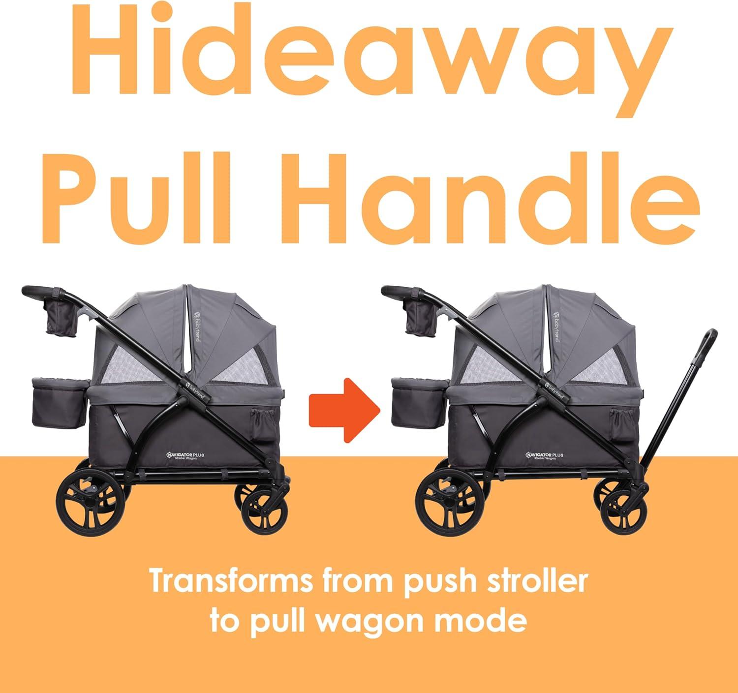 Baby Trend Navigator PLUS 2-in-1 Stroller Wagon - Dash Plum